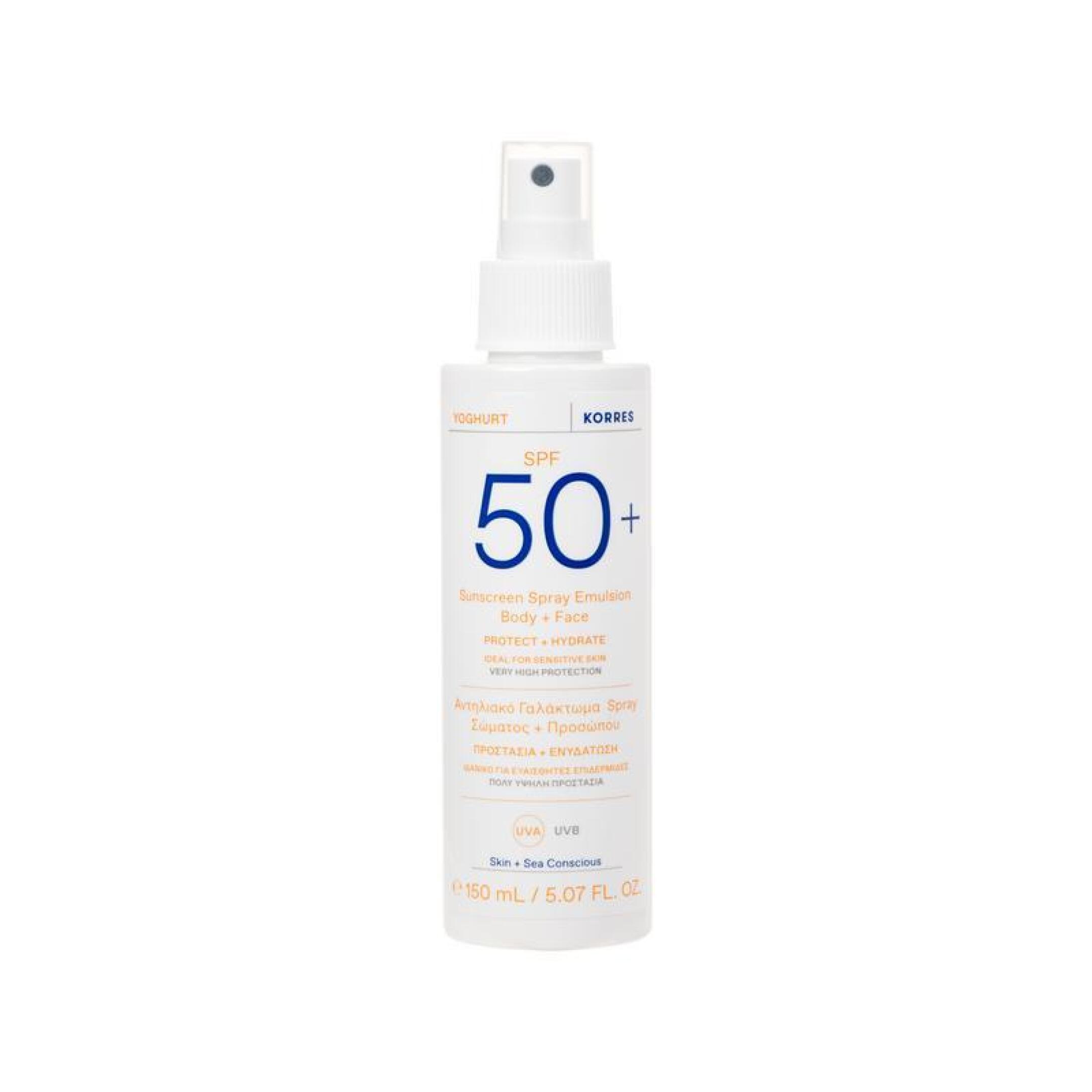 ΑΝΤΗΛΙΑΚΟ ΓΑΛΑΚΤΩΜΑ SPRAY ΣΩΜΑΤΟΣ + ΠΡΟΣΩΠΟΥ SPF 50+ 0