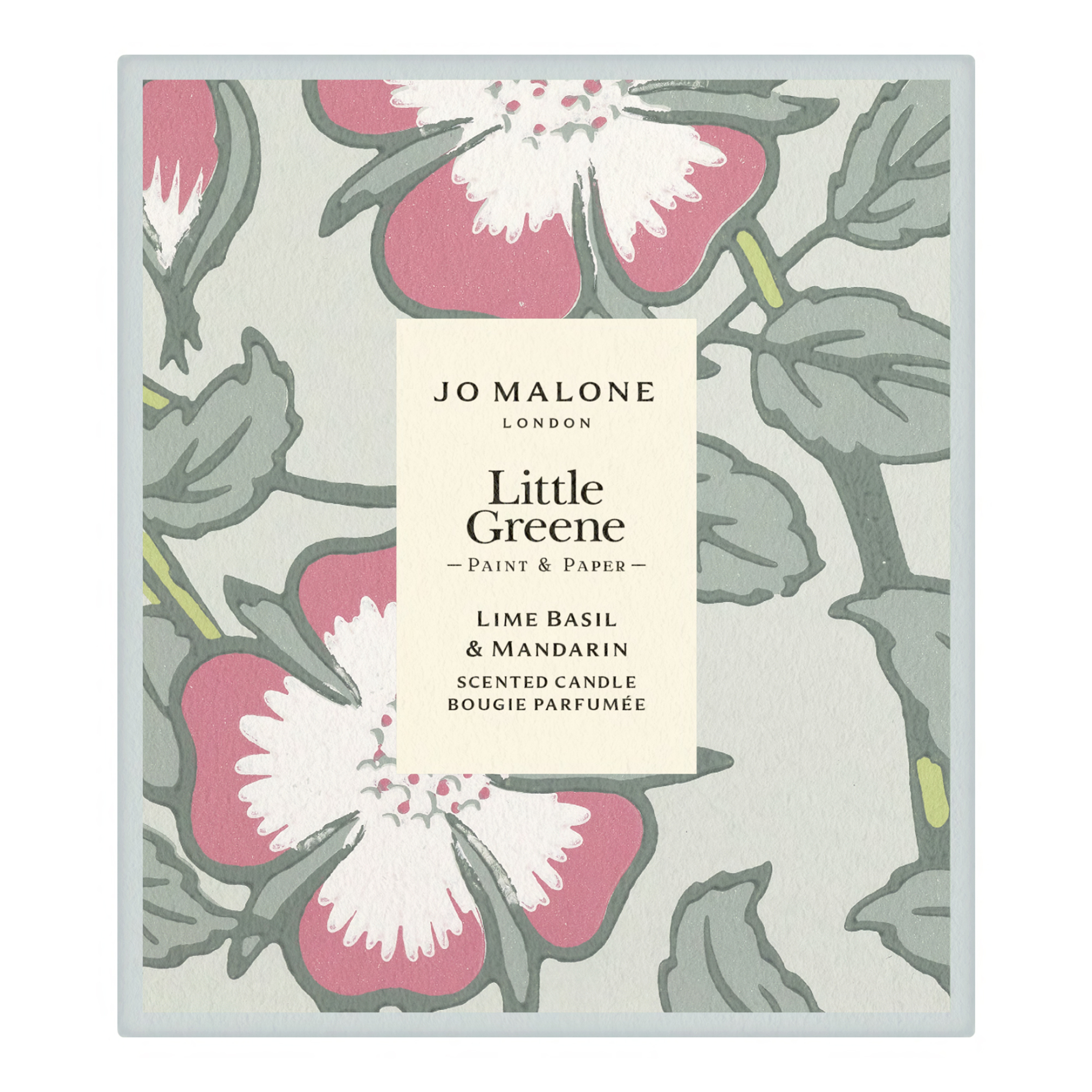 LITTLE GREENE LIME BASIL & MANDARIN SCENTED CANDLE 1