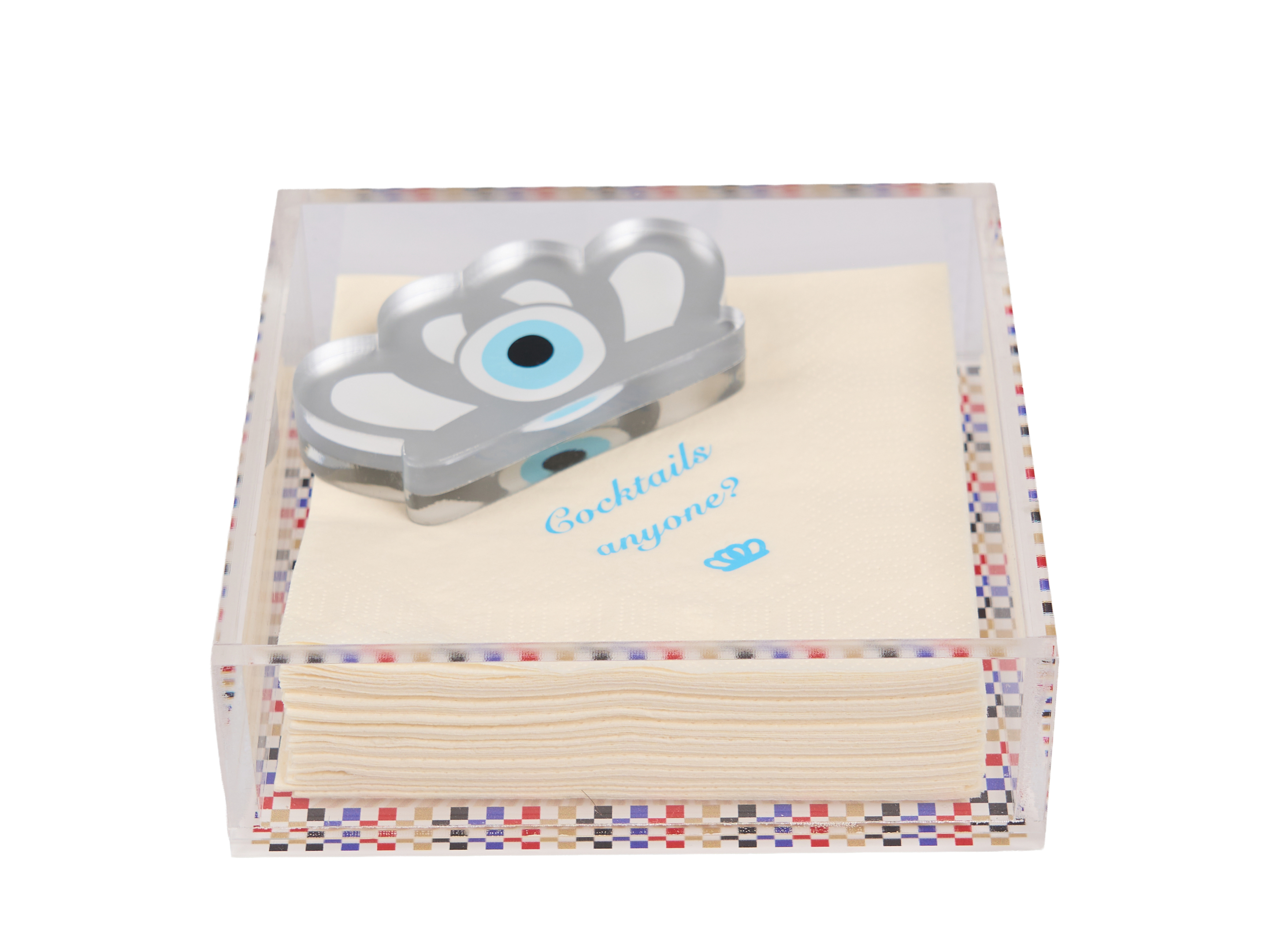 ΚΟΥΤΙ ΓΙΑ ΧΑΡΤΟΜΑΝΤΙΛΑ EVIL EYE COCKTAIL NAPKIN 0