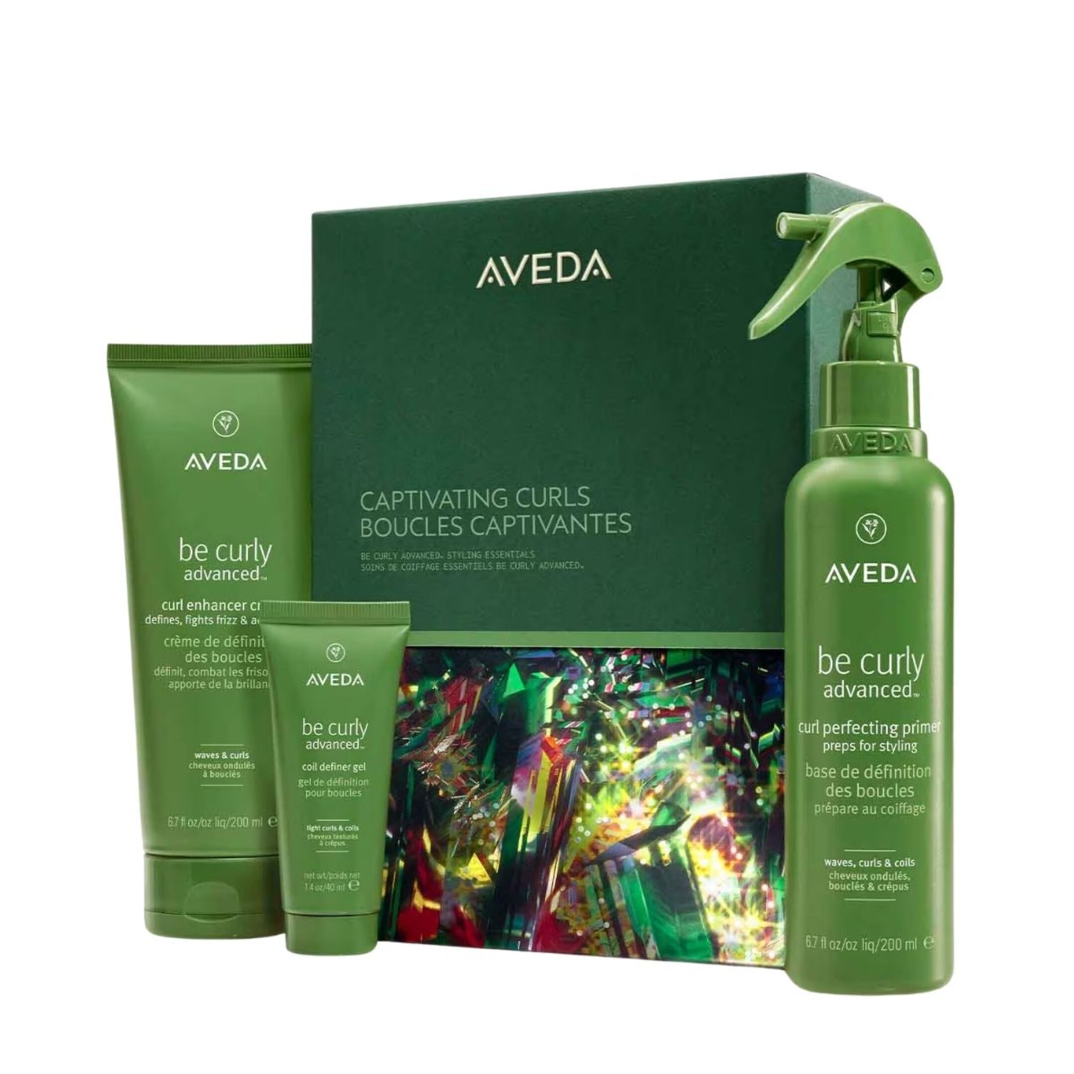 AVEDA CAPTIVATING CURLS BE CURLY ADVANCED™ STYLING ESSENTIALS GIFT SET 0