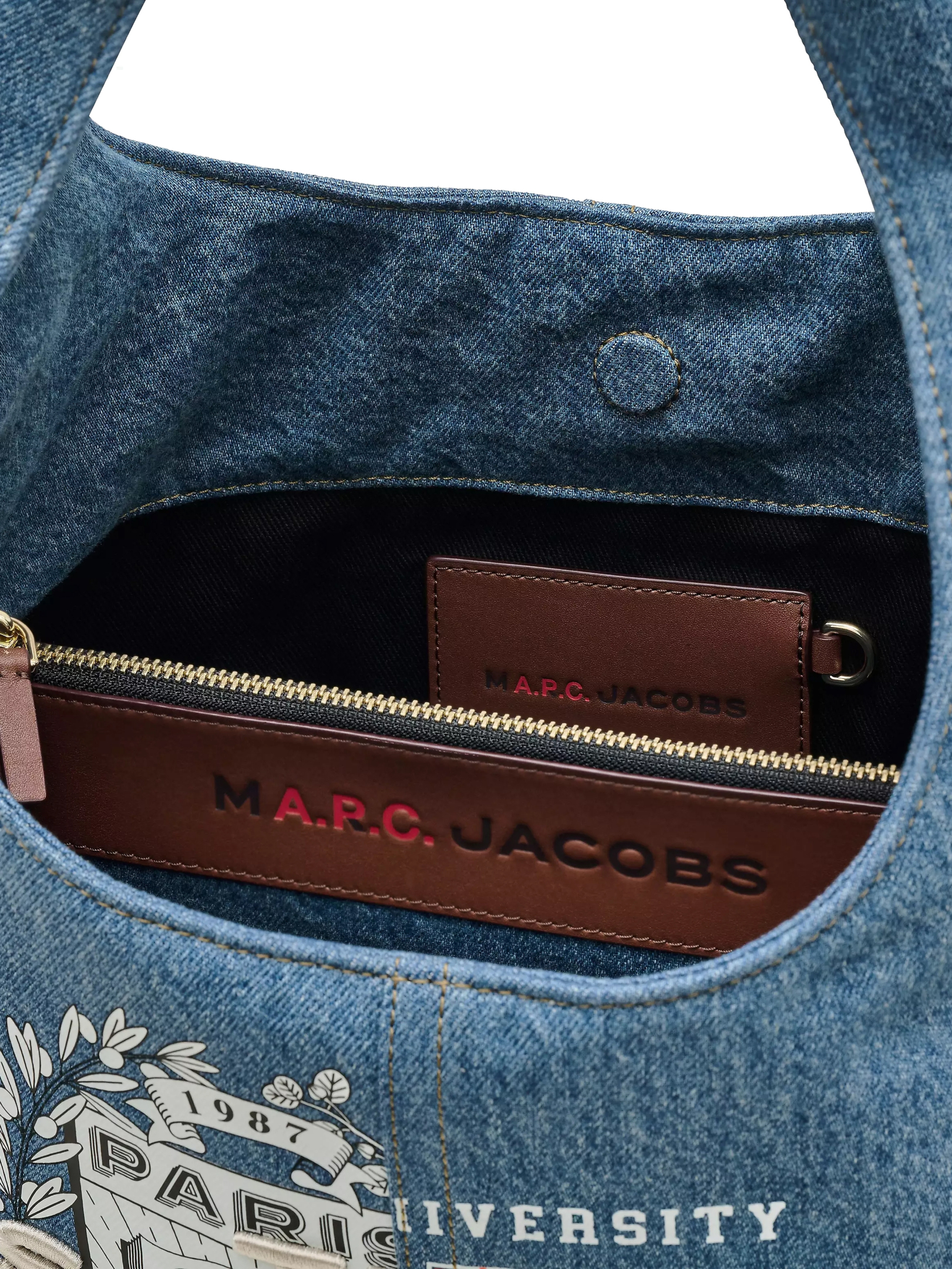ΓΥΝΑΙΚΕΙΑ ΤΣΑΝΤΑ ΩΜΟΥ THE A.P.C. X MARC JACOBS DENIM SACK BAG 2