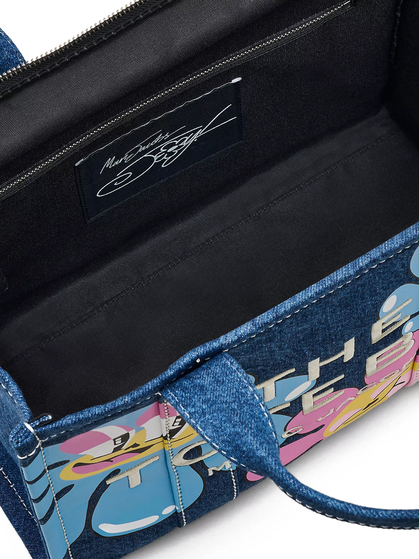 ΓΥΝΑΙΚΕΙΑ ΤΣΑΝΤΑ ΧΕΙΡΟΣ HATTIE STEWART X MARC JACOBS DENIM MEDIUM TOTE BAG 2