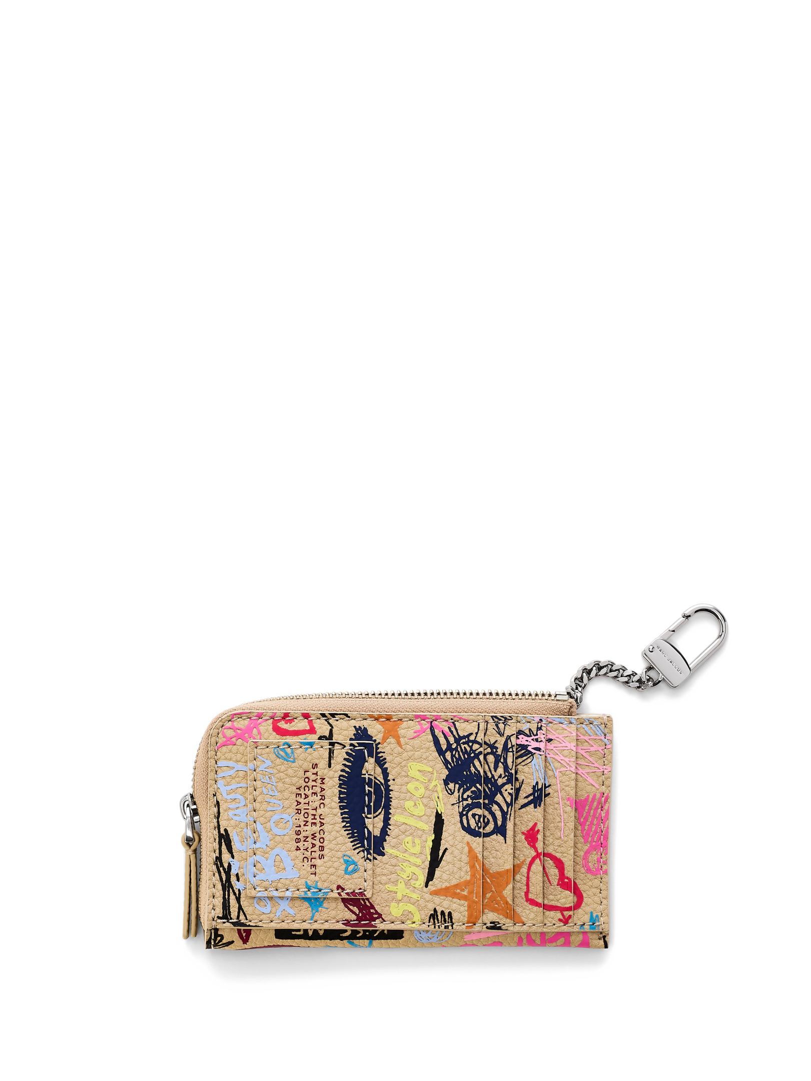ΓΥΝΑΙΚΕΙΟ ΠΟΡΤΟΦΟΛΙ THE PUNK SCRIBBLE TOP ZIP MULTI WALLET 1