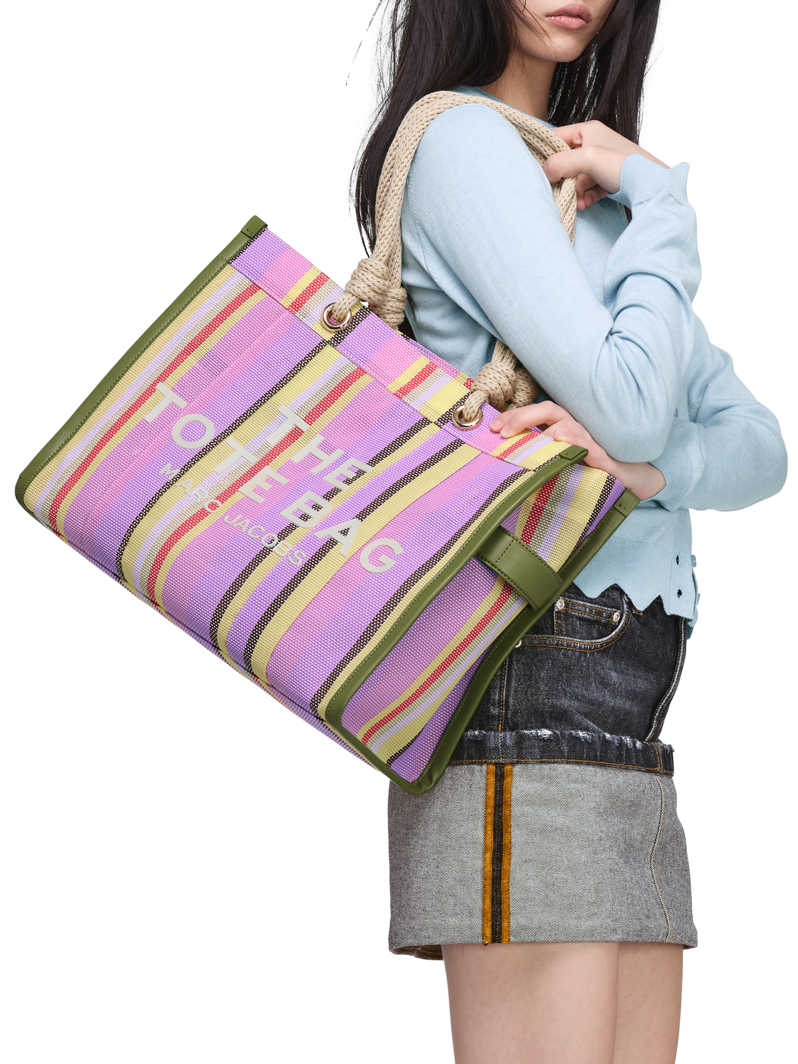 ΓΥΝΑΙΚΕΙΑ ΤΣΑΝΤΑ ΩΜΟΥ THE STRIPE MESH LARGE TOTE 3