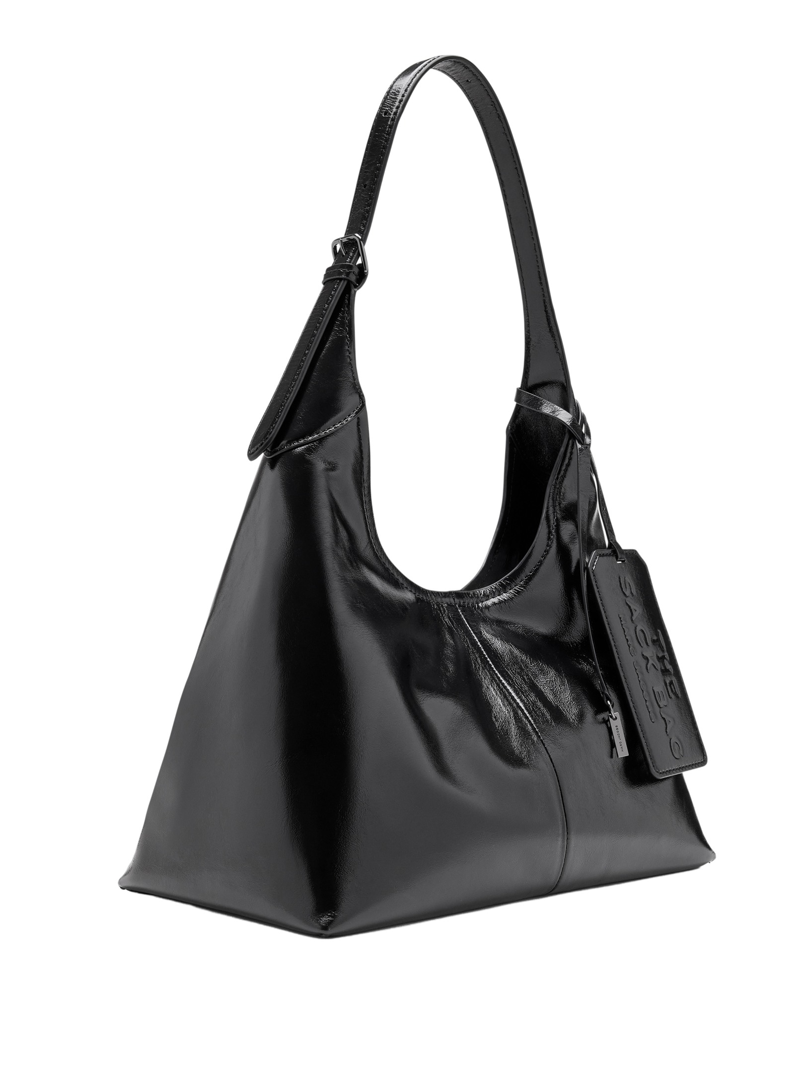 ΓΥΝΑΙΚΕΙΑ ΤΣΑΝΤΑ ΩΜΟΥ BELTED SACK BAG IN CRINKLE LEATHER 2