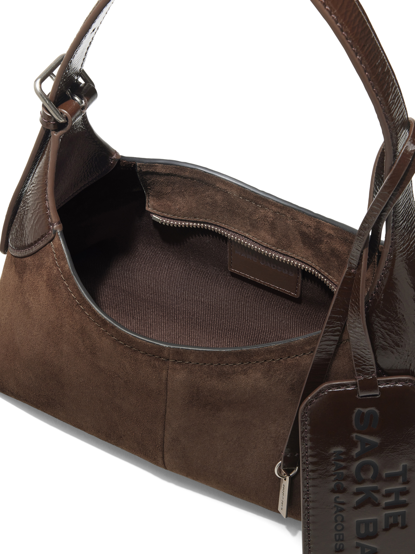 ΓΥΝΑΙΚΕΙΑ ΤΣΑΝΤΑ ΩΜΟΥ SMALL BELTED SACK BAG IN SUEDE 2