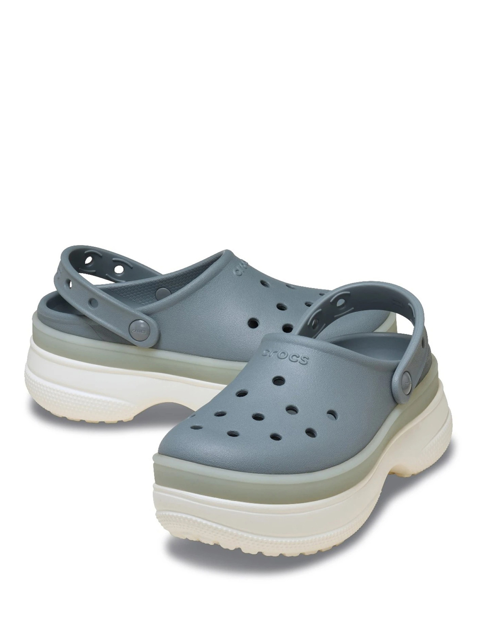 ΓΥΝΑΙΚΕΙΑ CLASSIC FROSTED STACKED CLOGS 1