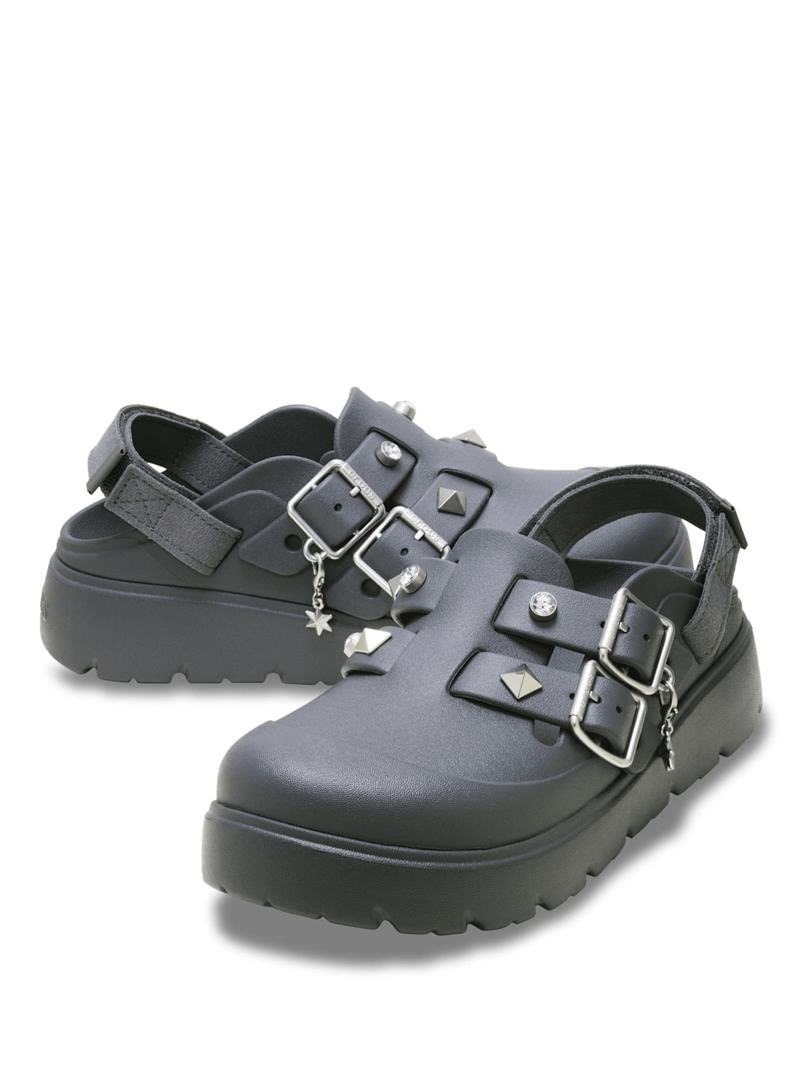 ΓΥΝΑΙΚΕΙΑ LOAFERETTE STAR STUDDED CLOGS 1