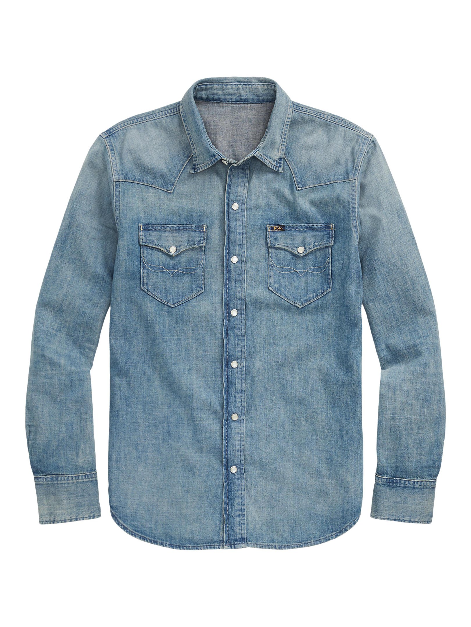 ΑΝΔΡΙΚΗ DENIM ΠΟΥΚΑΜΙΣΟ 0