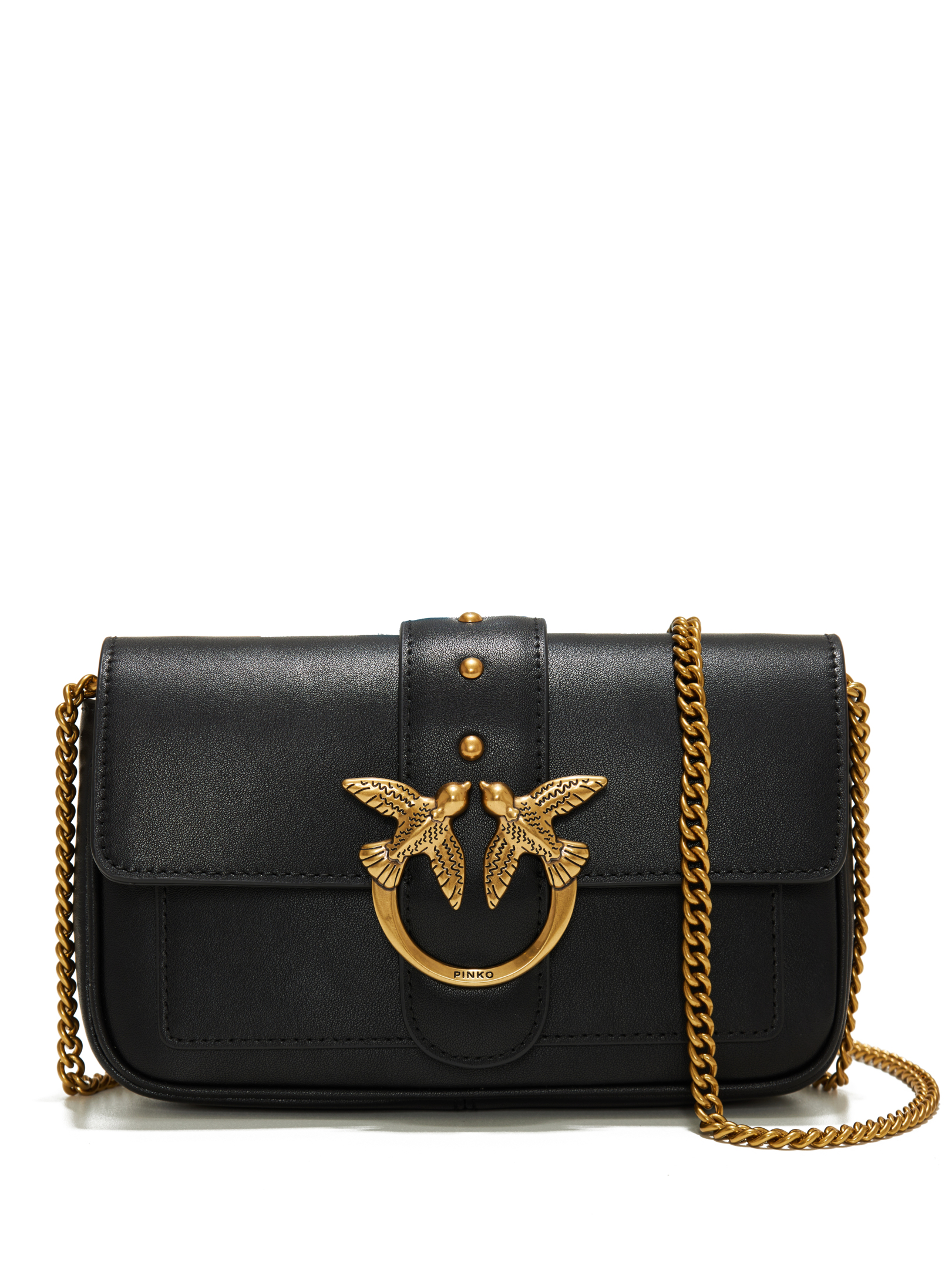 ΔΕΡΜΑΤΙΝΗ ΤΣΑΝΤΑ ΜΕ ΑΛΥΣΙΔΑ LOVE ICON POCKET 0