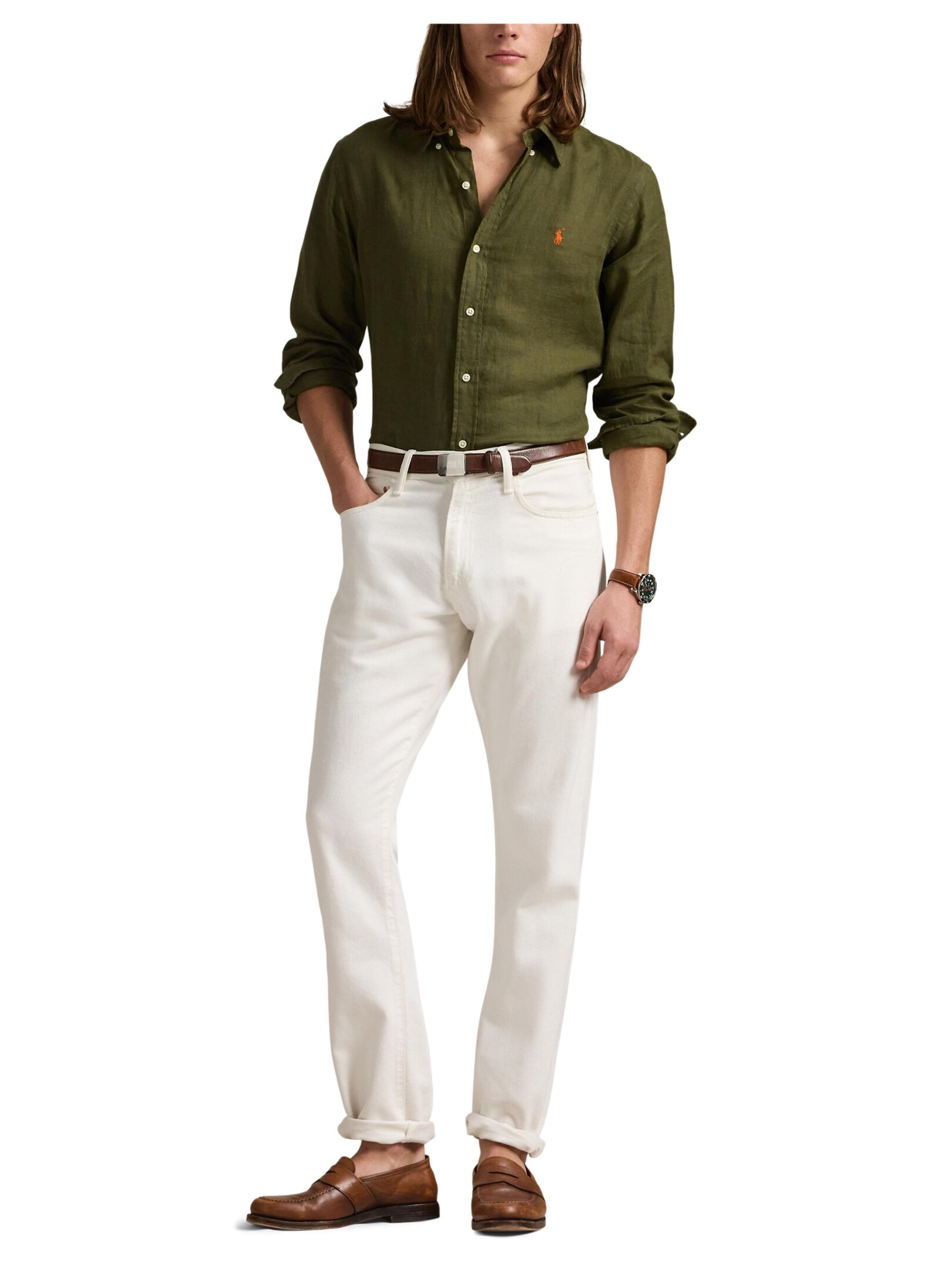 ΑΝΔΡΙΚΟ ΛΙΝΟ ΠΟΥΚΑΜΙΣΟ  5