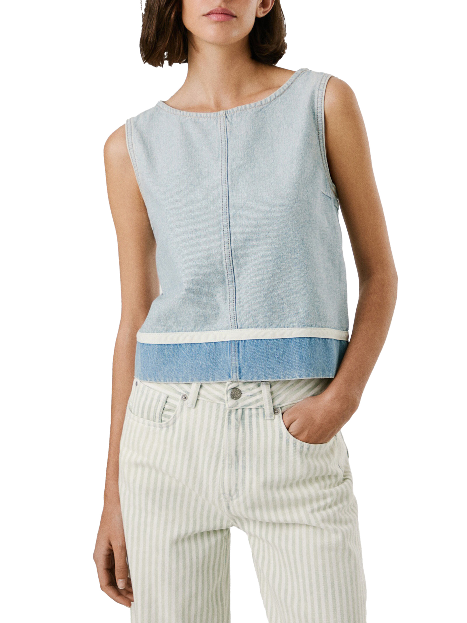 ΓΥΝΑΙΚΕΙΟ DENIM TOP 1