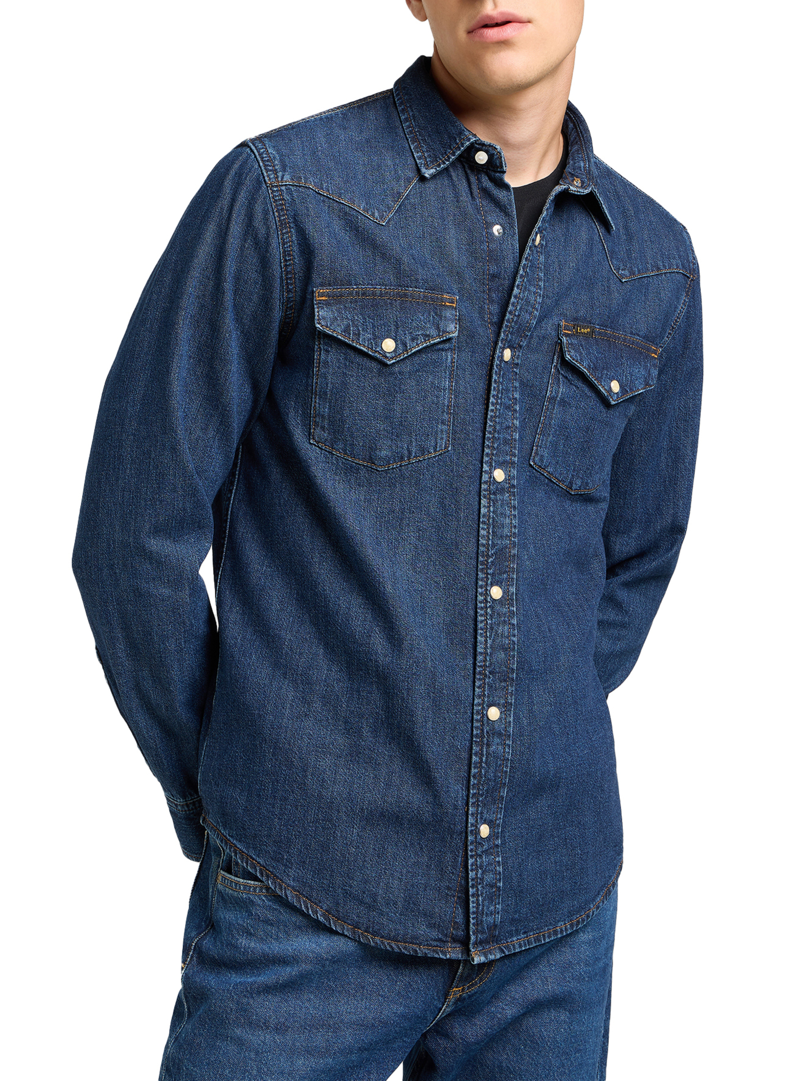 ΑΝΔΡΙΚΟ DENIM ΠΟΥΚΑΜΙΣΟ WESTERN 1