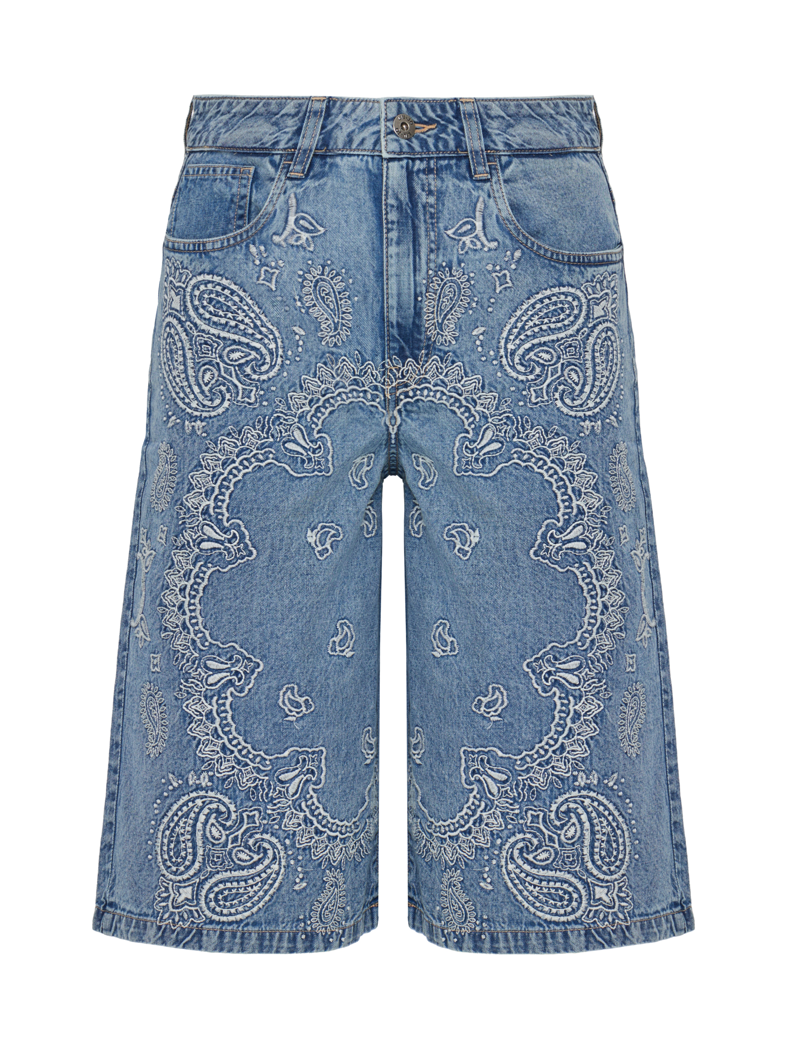 ΓΥΝΑΙΚΕΙΑ DENIM ΒΕΡΜΟΥΔΑ ΜΕ ΚΕΝΤΗΜΑΤΑ 0