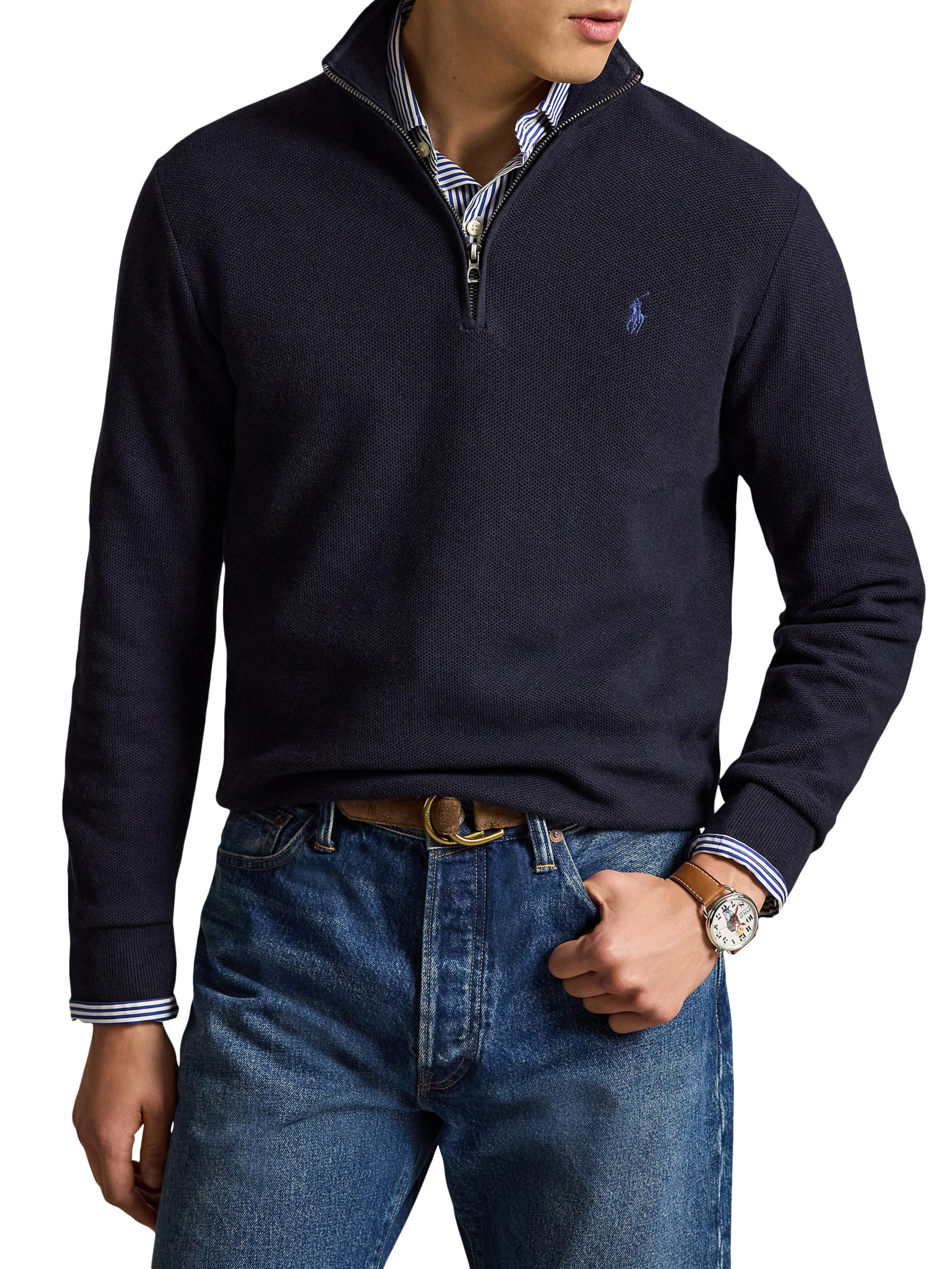 ΑΝΔΡΙΚΟ ΠΟΥΛΟΒΕΡ HALF-ZIP 1