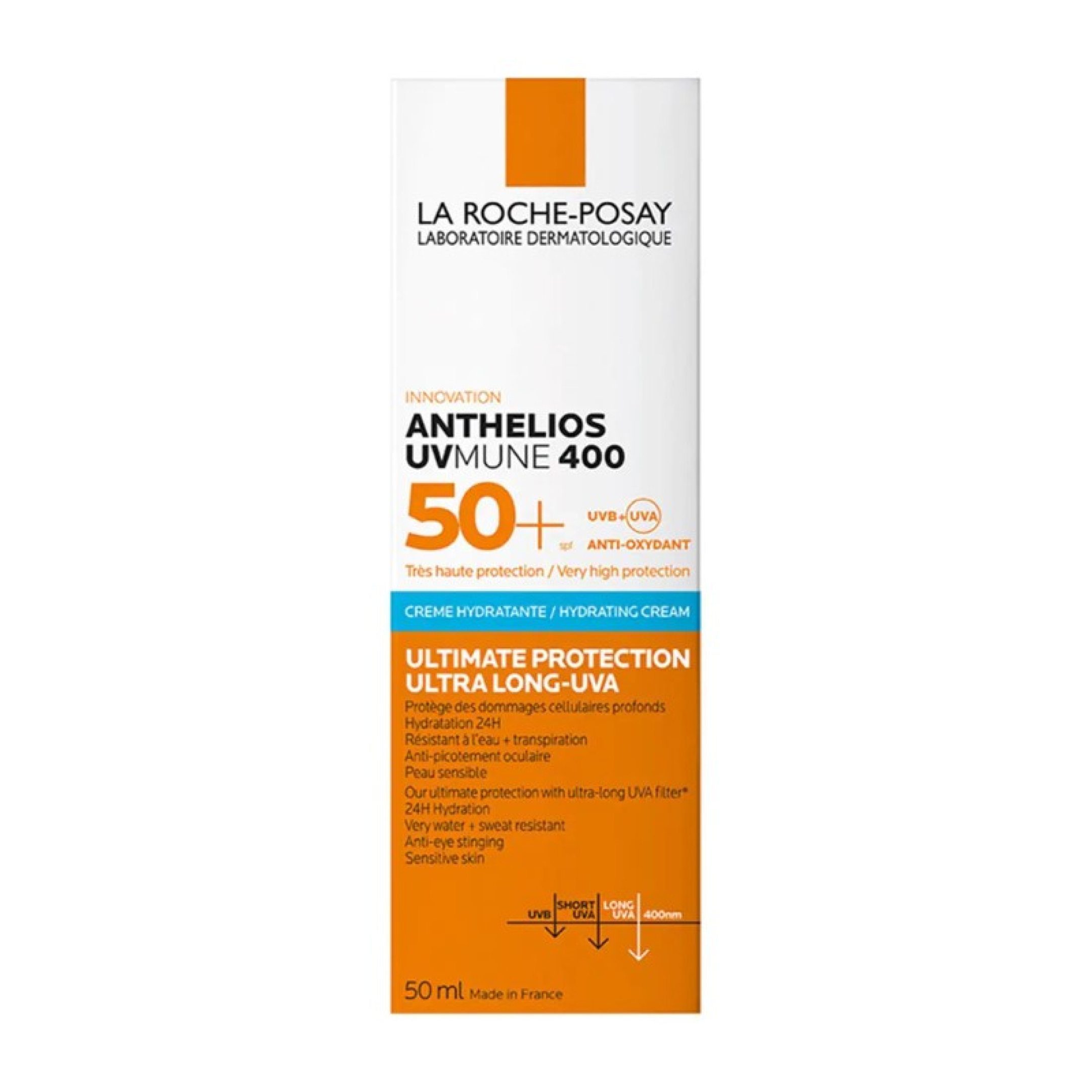 ANTHELIOS ΑΝΤΗΛΙΑΚΟ UVMUNE 400 SPF50+ HYDRATING CREAM ΜΕ AΡΩΜΑ 1