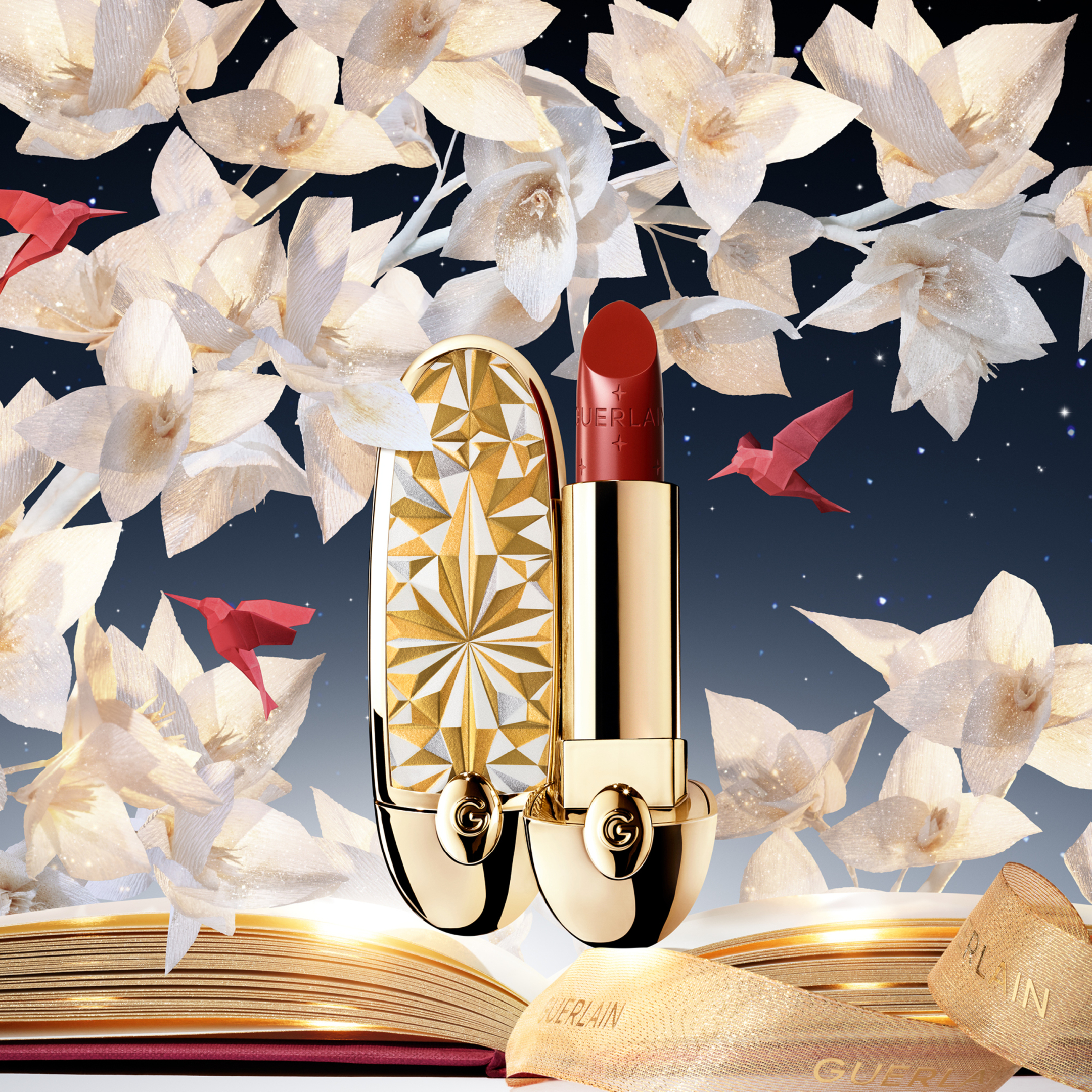 ROUGE G STELLAR THE DOUBLE MIRROR JEWEL CASE - LIMITED EDITION THE CUSTOMISABLE ULTRA-CARE LIPSTICK 4