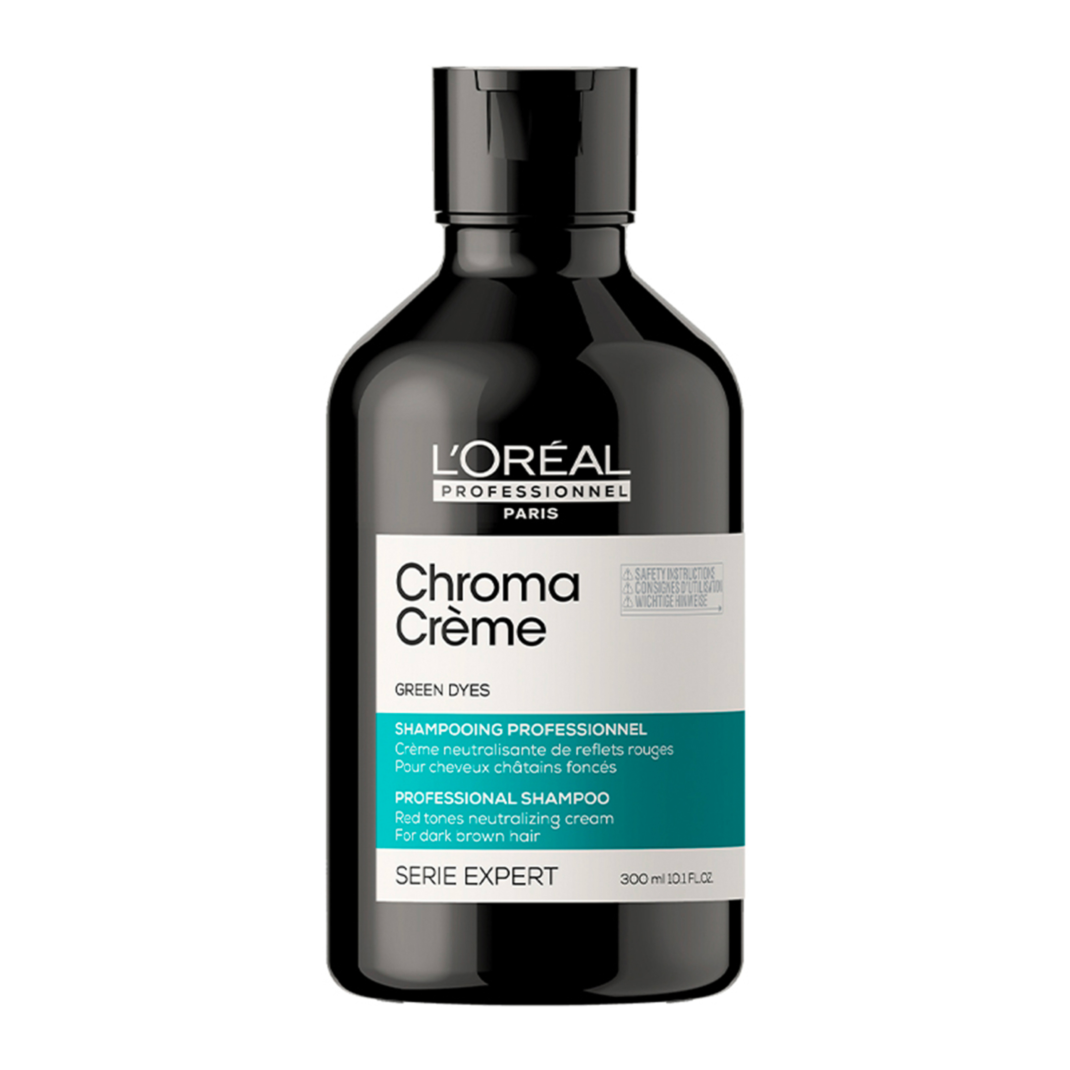 SERIE EXPERT CHROMA CREME ΣΑΜΠΟΥΑΝ ΜΕ ΠΡΑΣΙΝΕΣ ΧΡΩΣΤΙΚΕΣ ΓΙΑ ΜΑΥΡΑ ΜΑΛΛΙΑ 0