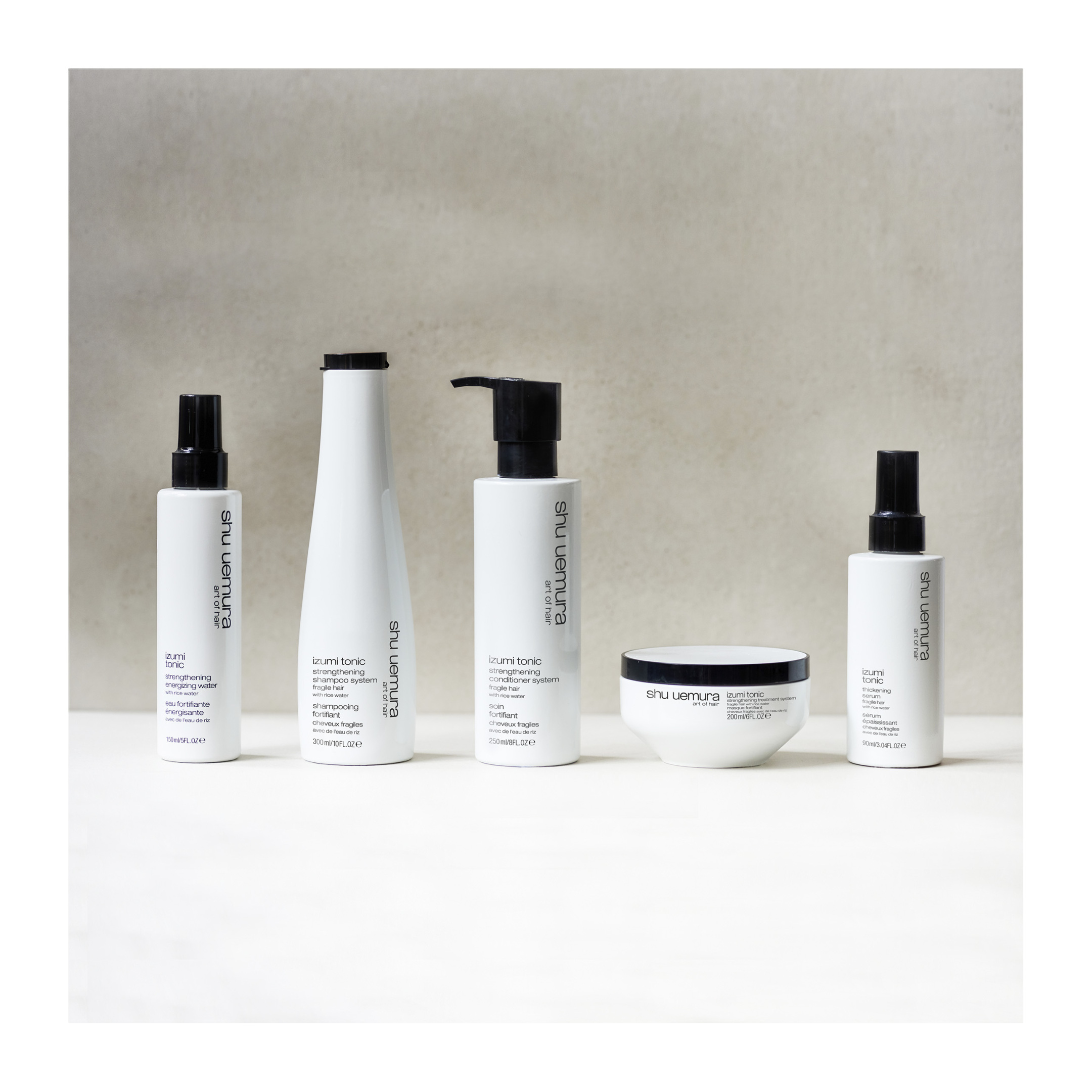 IZUMI TONIC CONDITIONER ΕΝΔΥΝΑΜΩΣΗΣ ΜΕ ΡΥΖΟΝΕΡΟ ΓΙΑ ΕΥΘΡΑΥΣΤΑ ΜΑΛΛΙΑ  6