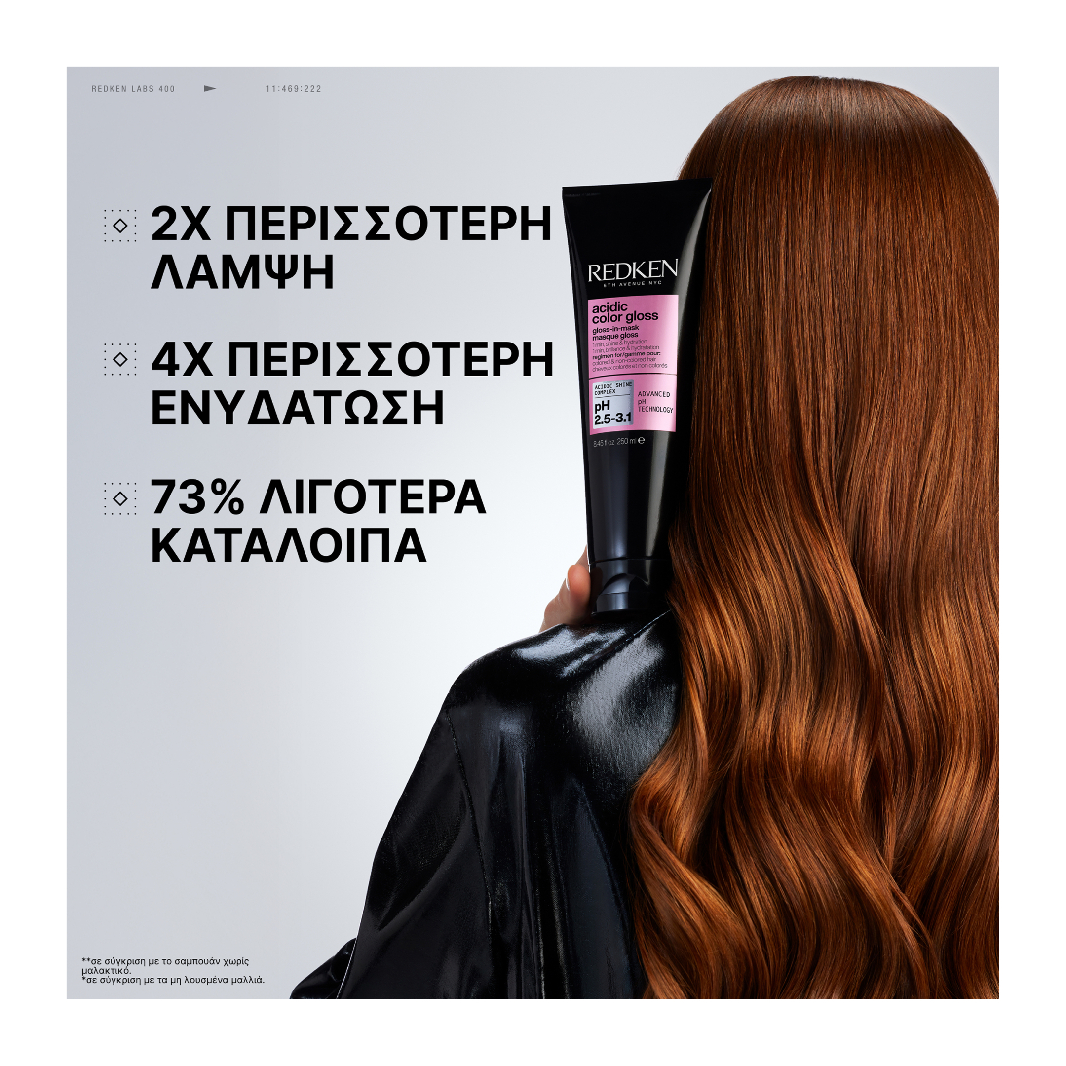 REDKEN ACIDIC COLOR GLOSS GLOSS-IN ΜΑΣΚΑ ΜΑΛΛΙΩΝ 2