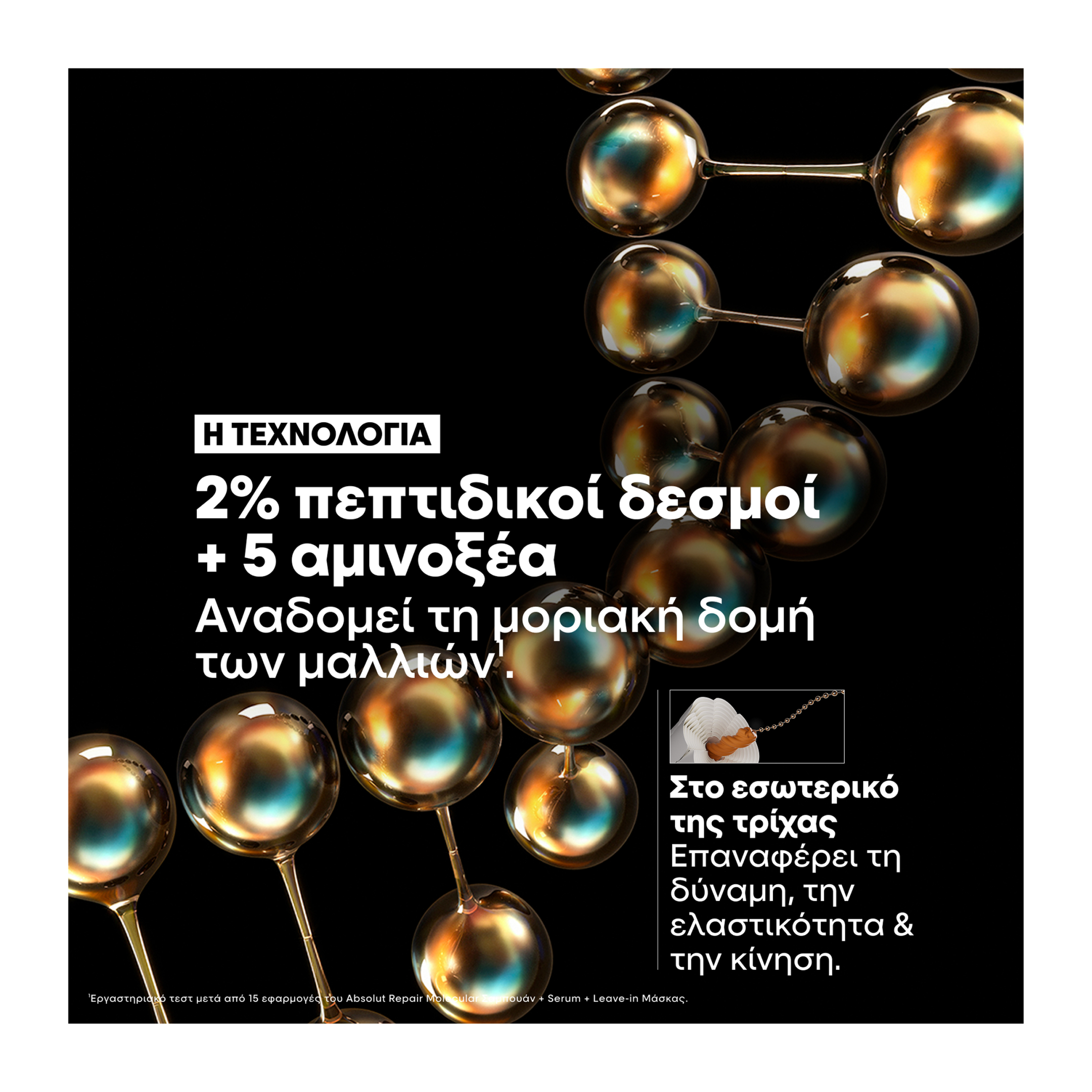 SERIE EXPERT ABSOLUT REPAIR MOLECULAR MINI DUO SET ΣΑΜΠΟΥΑΝ & ΕΛΑΙΟ 5