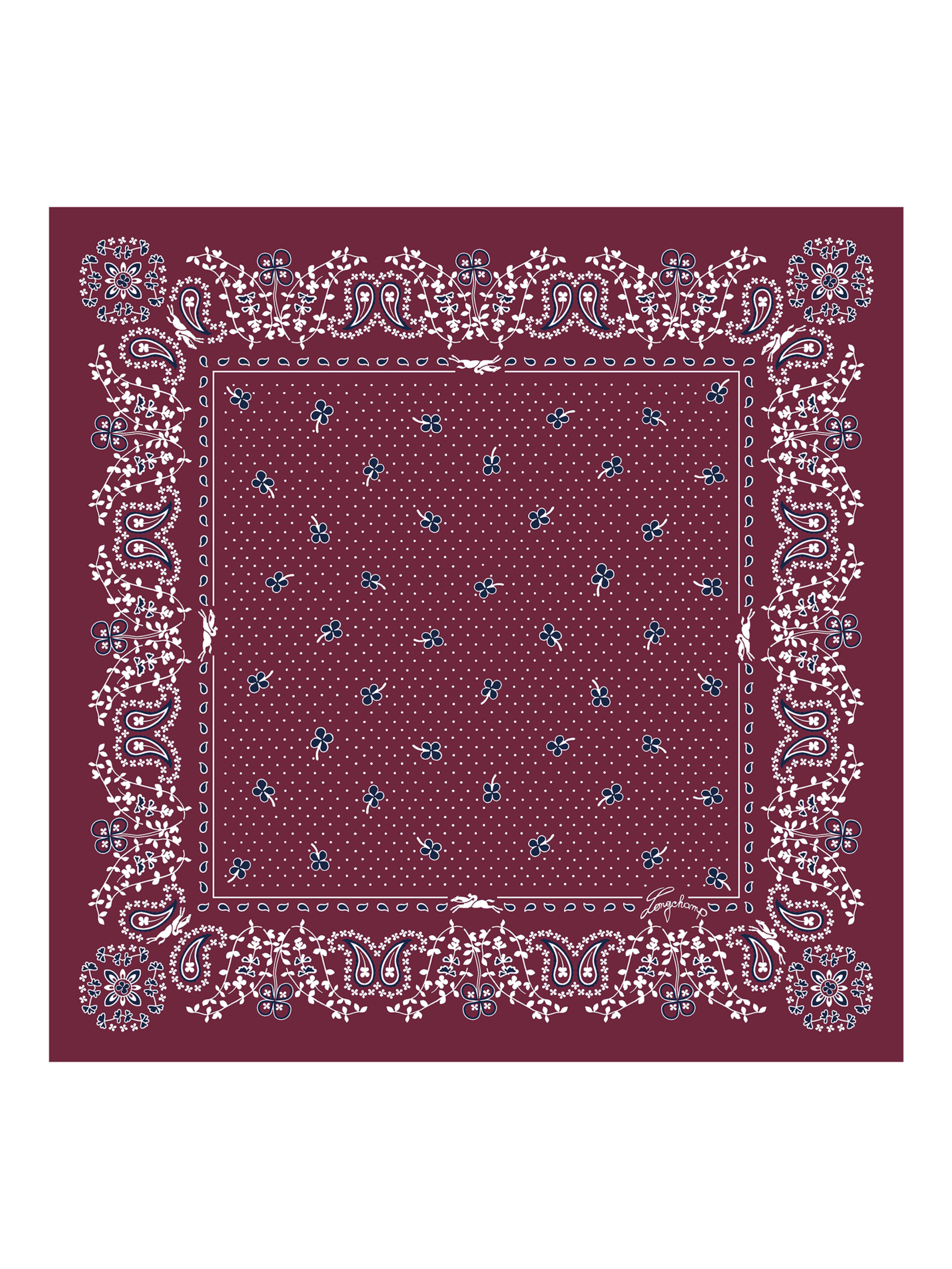 ΓΥΝΑΙΚΕΙΟ ΦΟΥΛΑΡΙ FRENCH BANDANA SILK SCARF 50 0