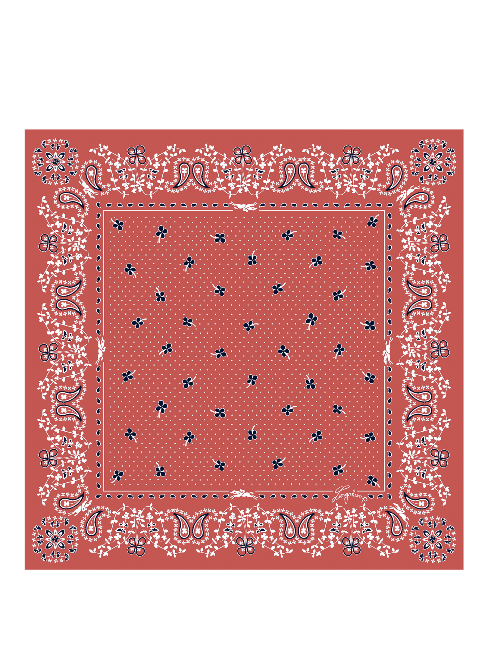 ΓΥΝΑΙΚΕΙΟ ΦΟΥΛΑΡΙ FRENCH BANDANA SILK SCARF 50 0