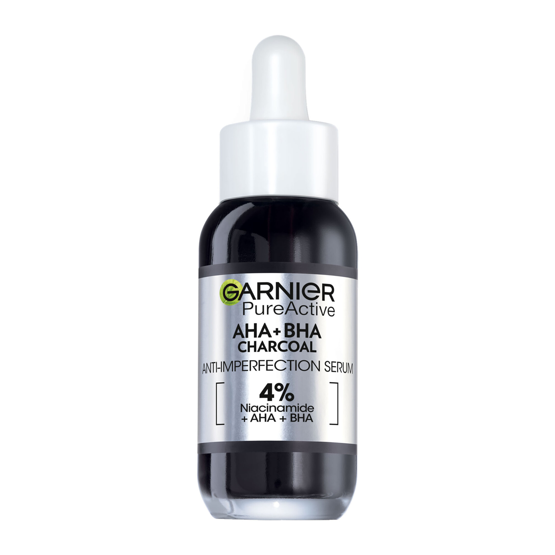 PURE ACTIVE AHA+ BHA CHARCOAL ANTI IMPERFECTION SERUM 3