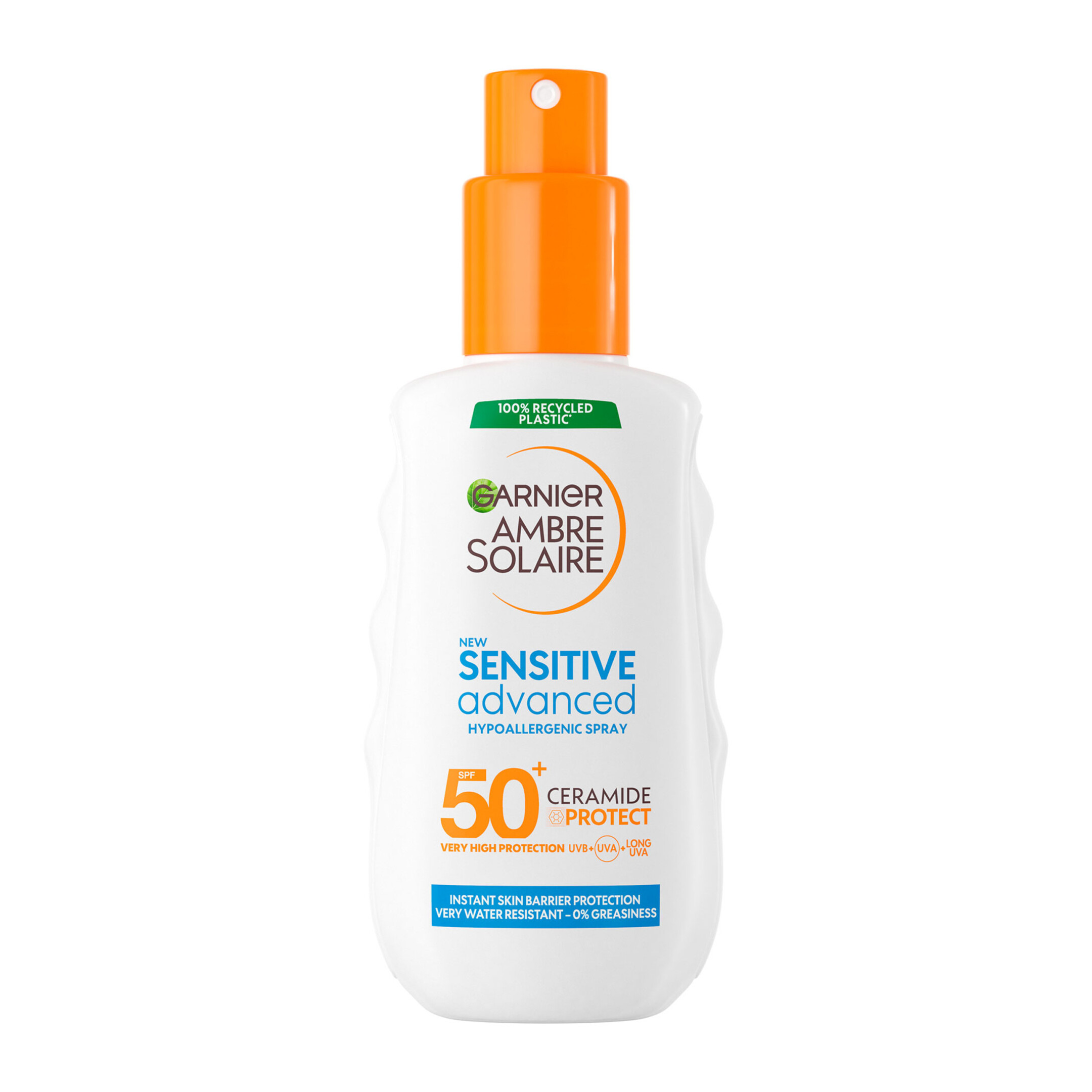 AMBRE SOLAIRE SENSITIVE ADVANCED HYPOALLERGENIC SPRAY SPF50+ SUN BODY LOTION 0