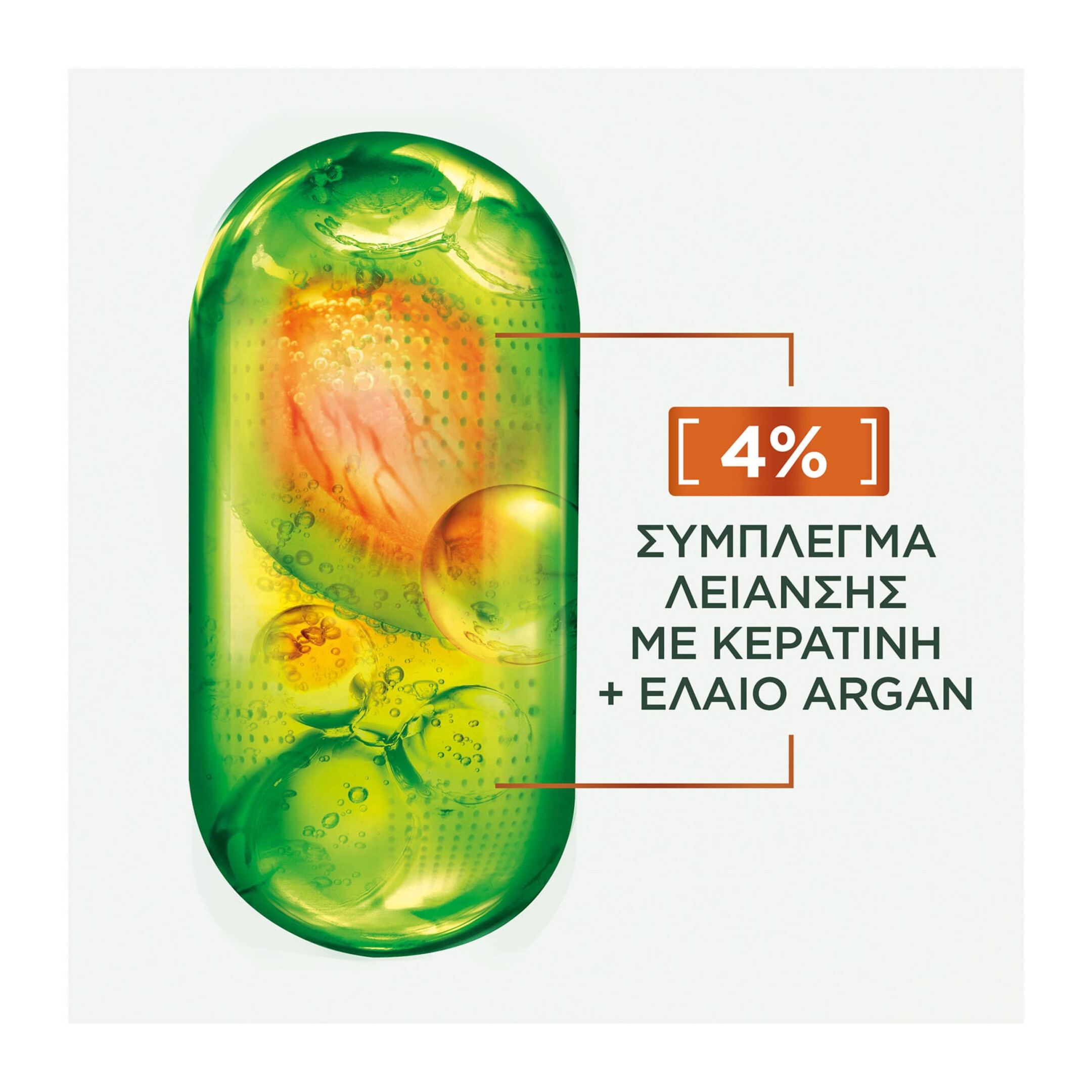 FRUCTIS KERATIN SLEEK ΣΑΜΠΟΥΑΝ ΛΕΙΑΝΣΗΣ & ΛΑΜΨΗΣ 1