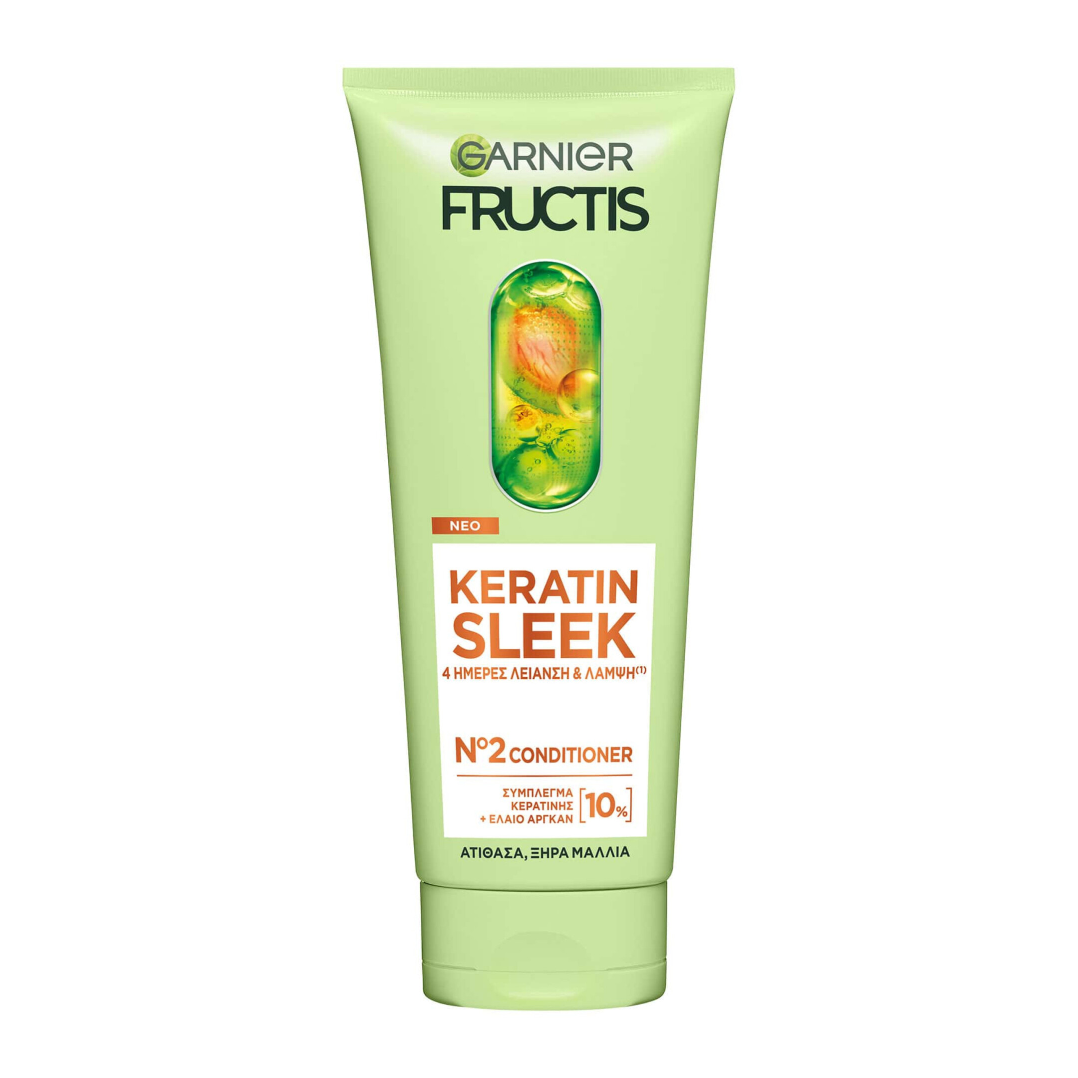 FRUCTIS KERATIN SLEEK CONDITIONER ΛΕΙΑΝΣΗΣ & ΛΑΜΨΗΣ 0