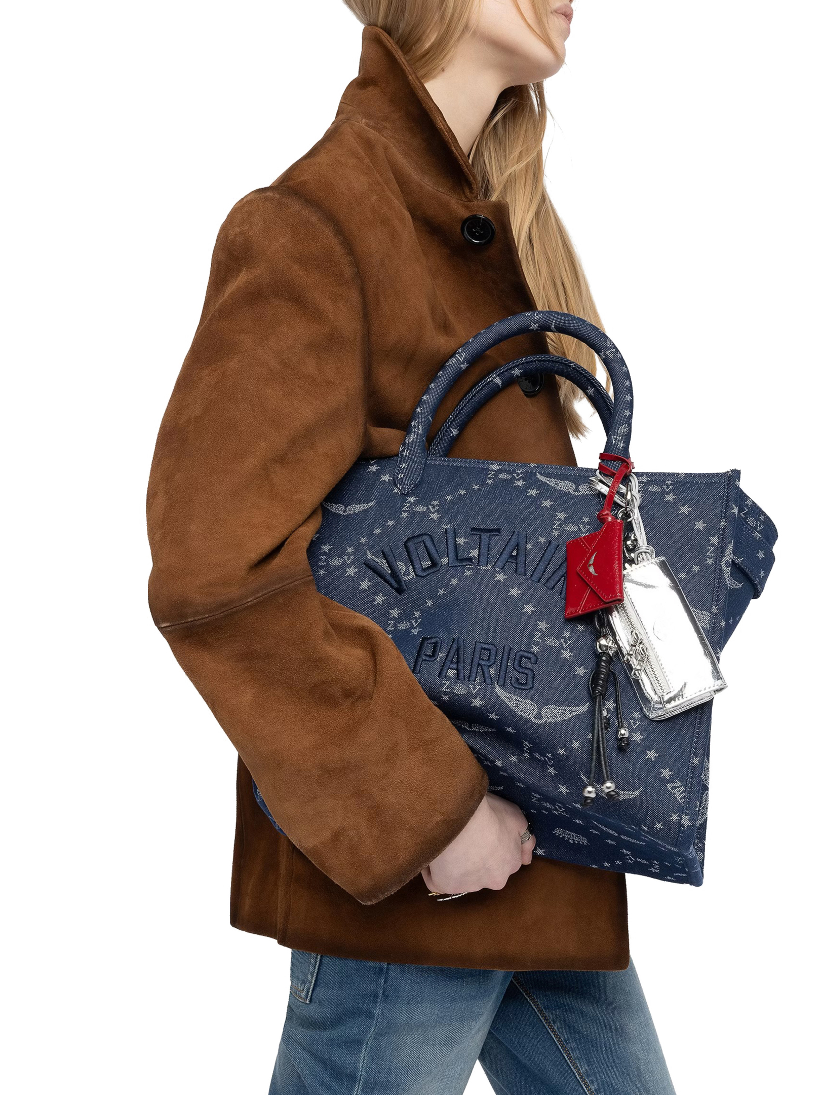 ΓΥΝΑΙΚΕΙΑ DENIM ΤΣΑΝΤΑ ΧΕΙΡΟΣ ANGEL TOTE 2