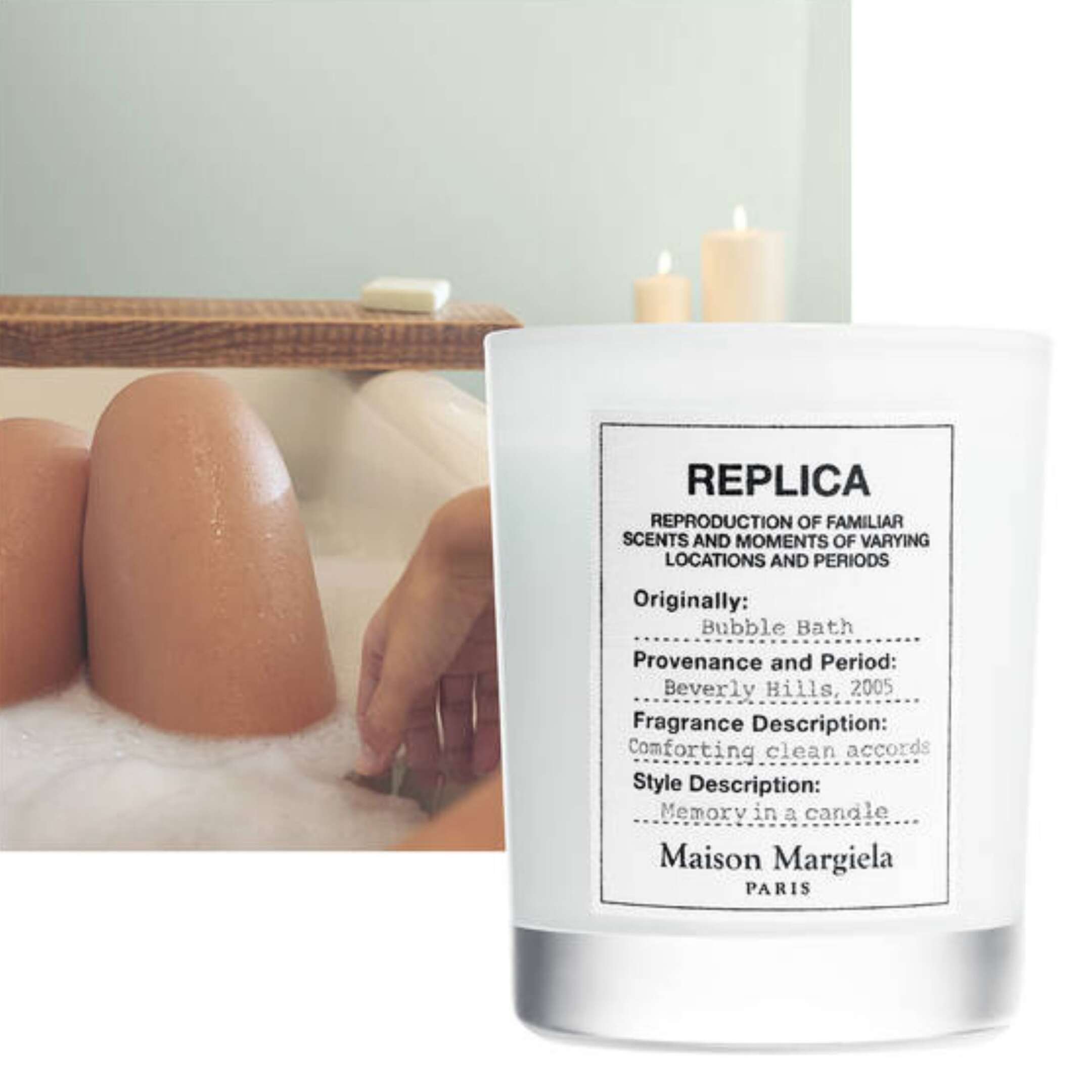 REPLICA BUBBLE BATH SCENTED CANDLE  2