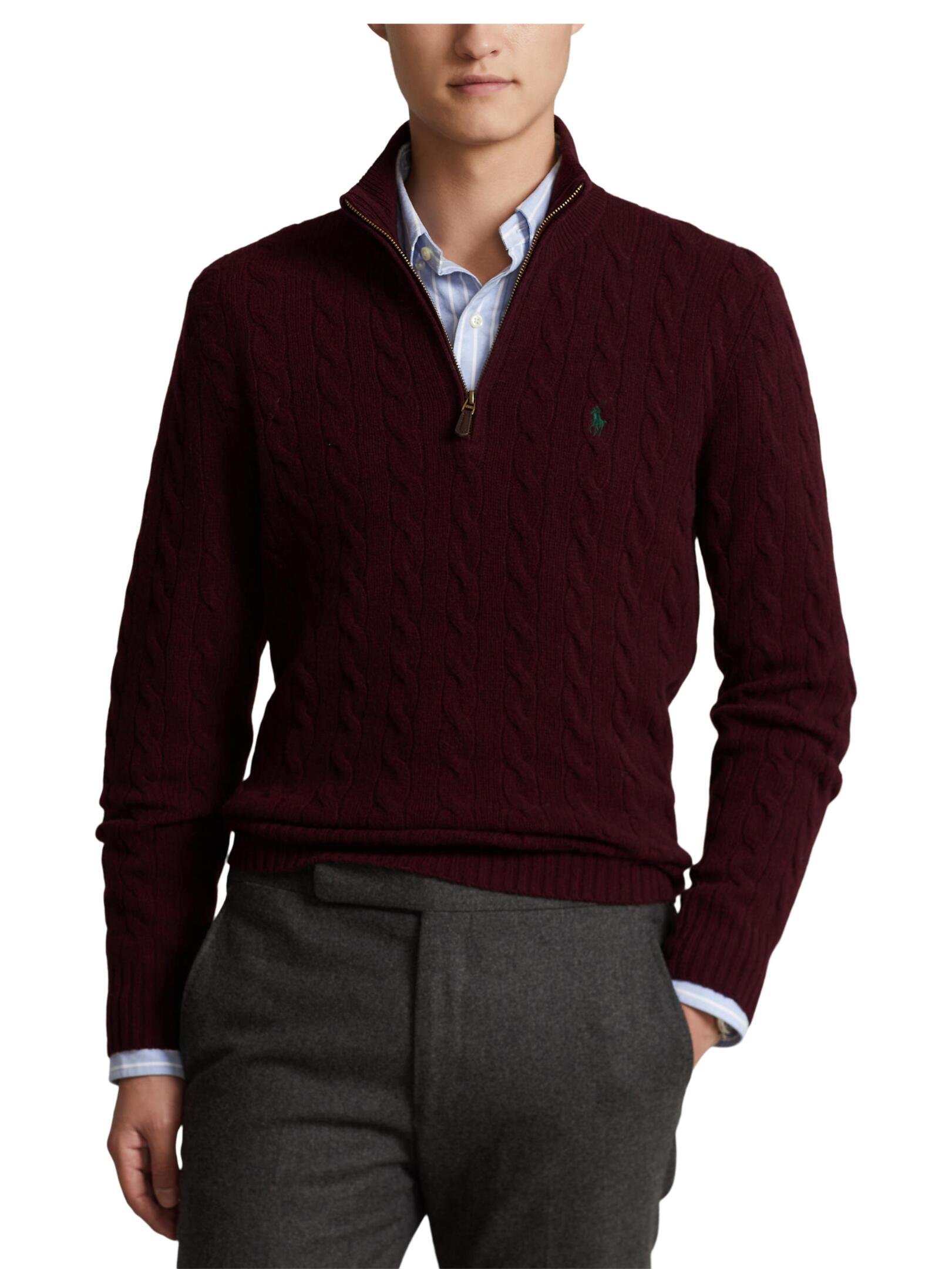 ΑΝΔΡΙΚΟ ΜΑΛΛΙΝΟ ΠΟΥΛΟΒΕΡ HALF-ZIP 1