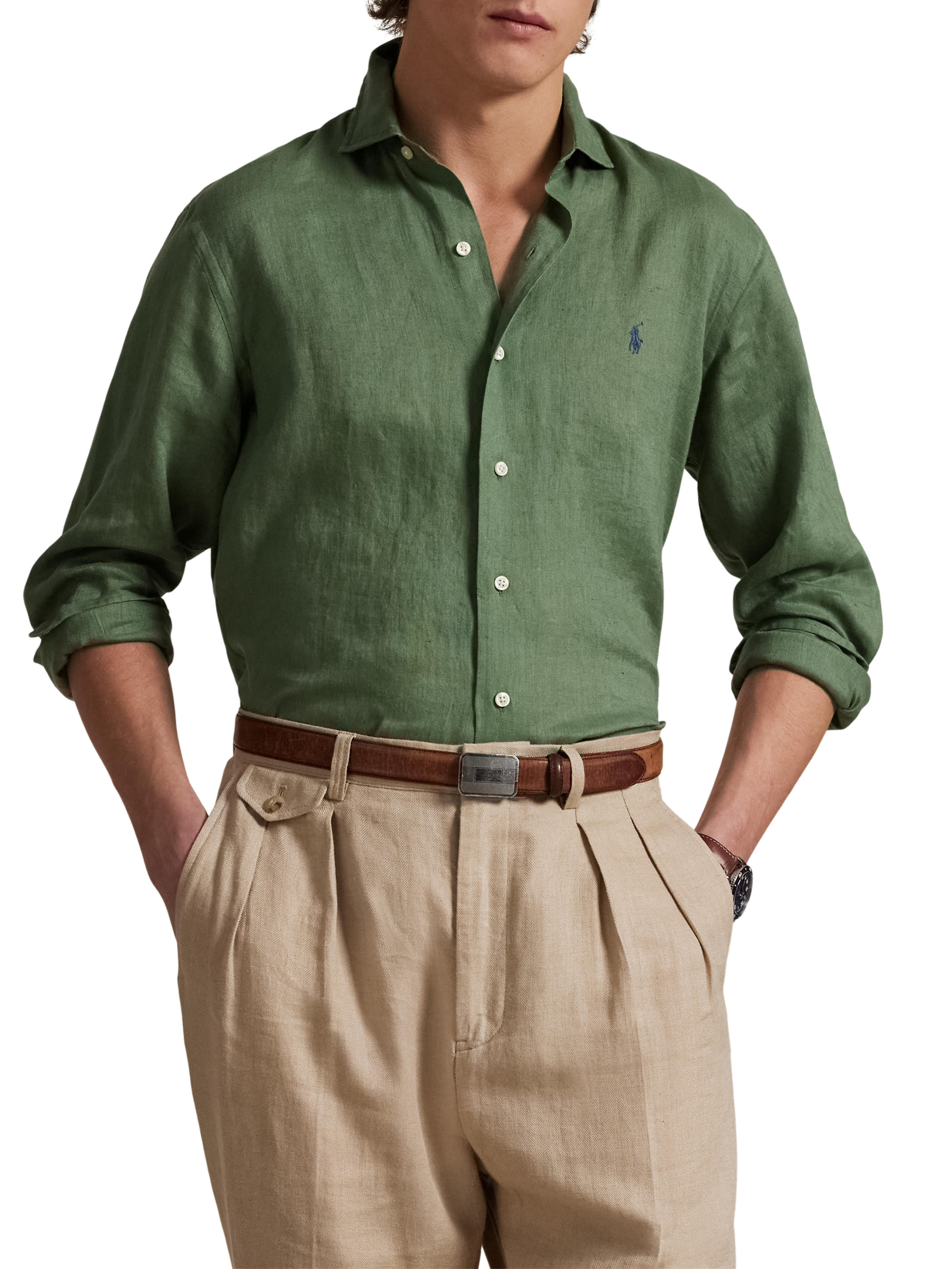 ΑΝΔΡΙΚΟ ΛΙΝΟ ΠΟΥΚΑΜΙΣΟ  1