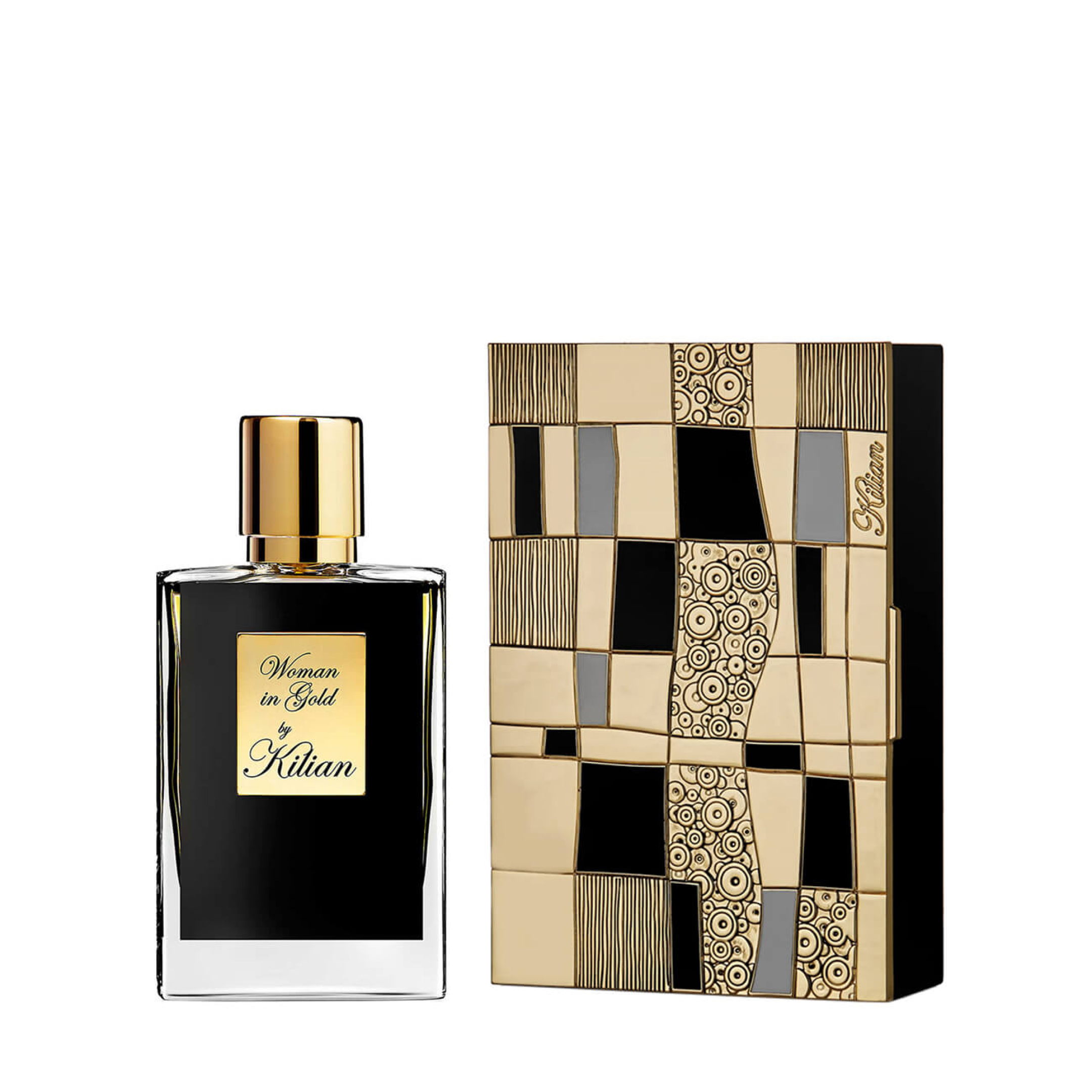 WOMAN IN GOLD REFILLABLE SPRAY WITH CLUTCH 0