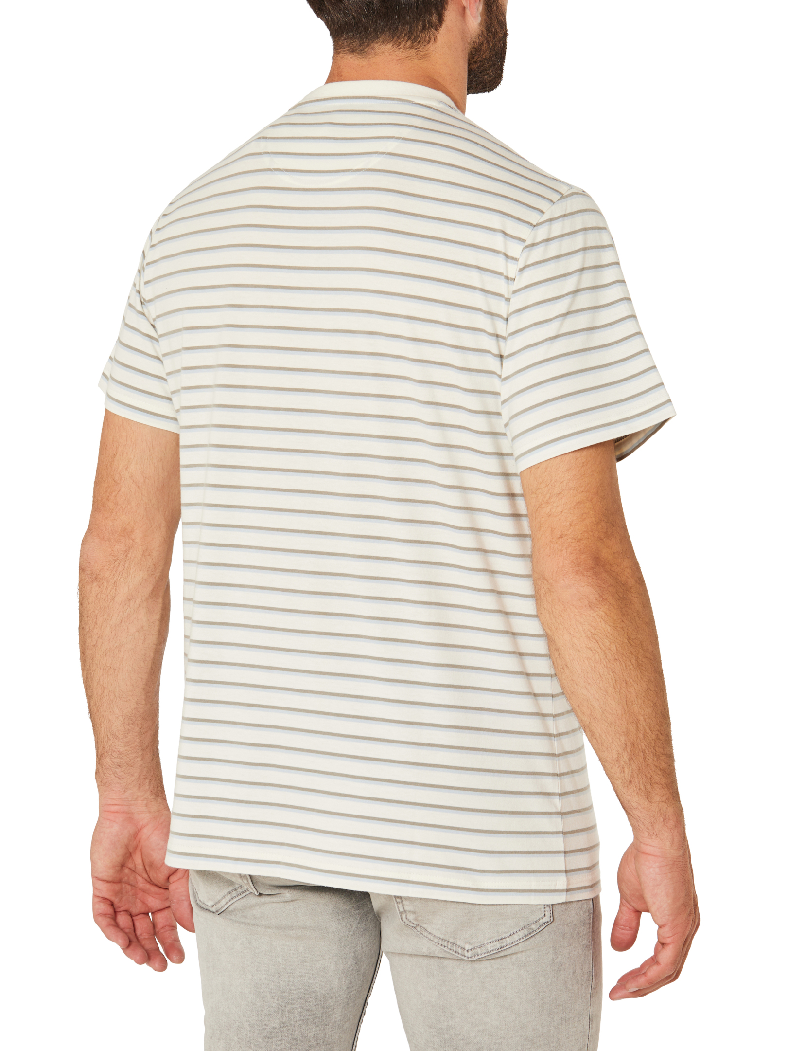 ΑΝΔΡΙΚΟ T-SHIRT ΜΕ ΡΙΓΕ ΜΟΤΙΒΟ 2