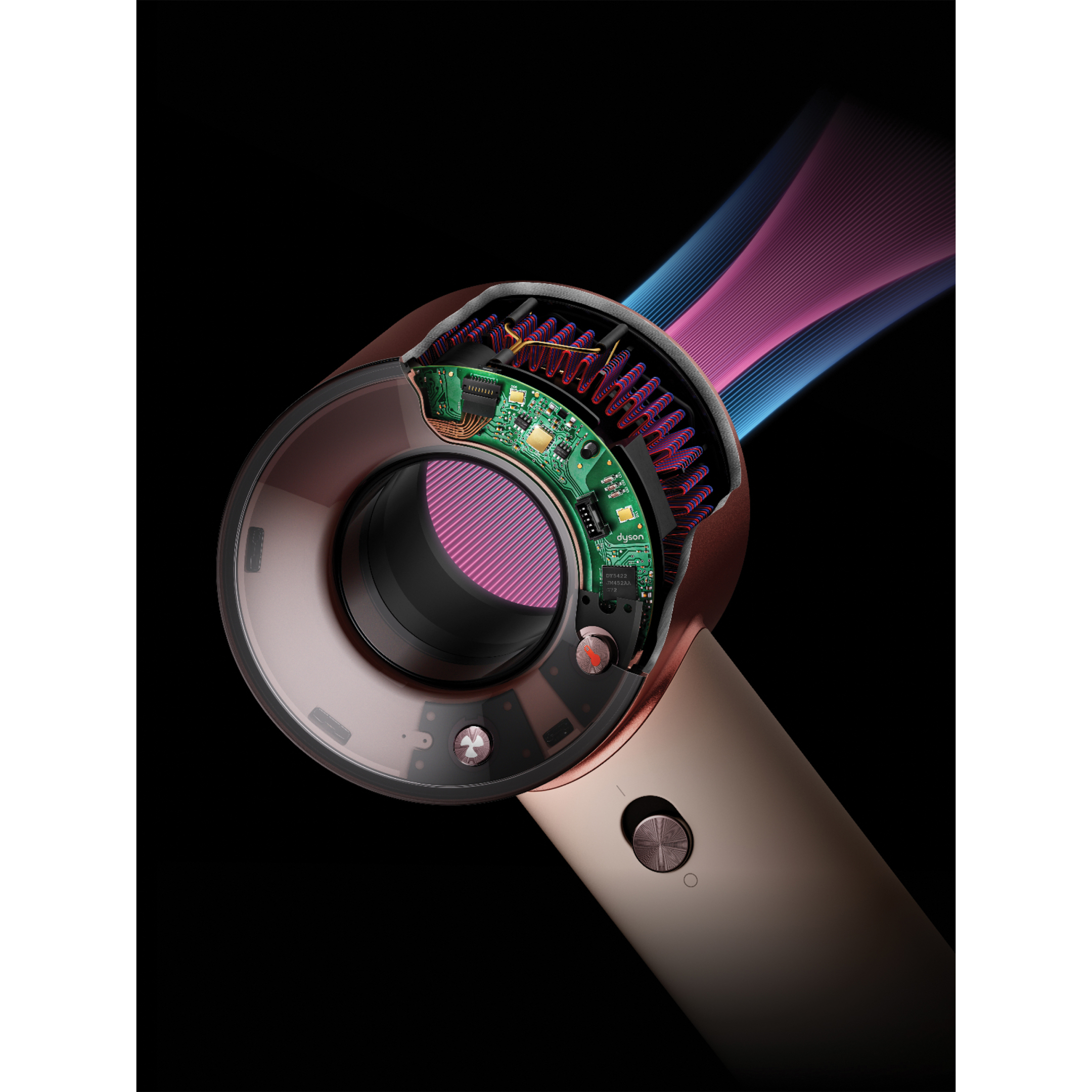HD19 SUPERSONIC TRAVEL CERAMIC PINK/ROSE GOLD ΣΕΣΟΥΑΡ ΜΑΛΛΙΩΝ ΤΑΞΙΔΙΟΥ 5