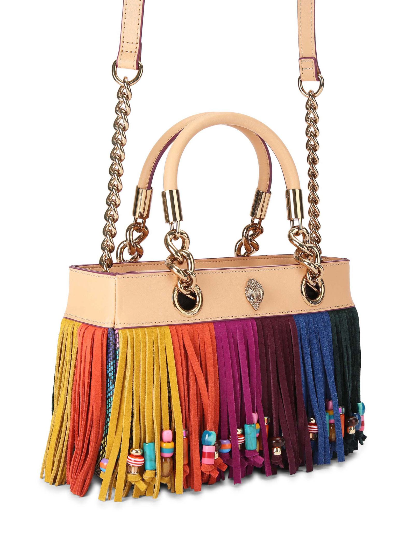 ΓΥΝΑΙΚΕΙΑ SUEDE ΤΣΑΝΤΑ ΩΜΟΥ KENSINGTON FRINGE 2