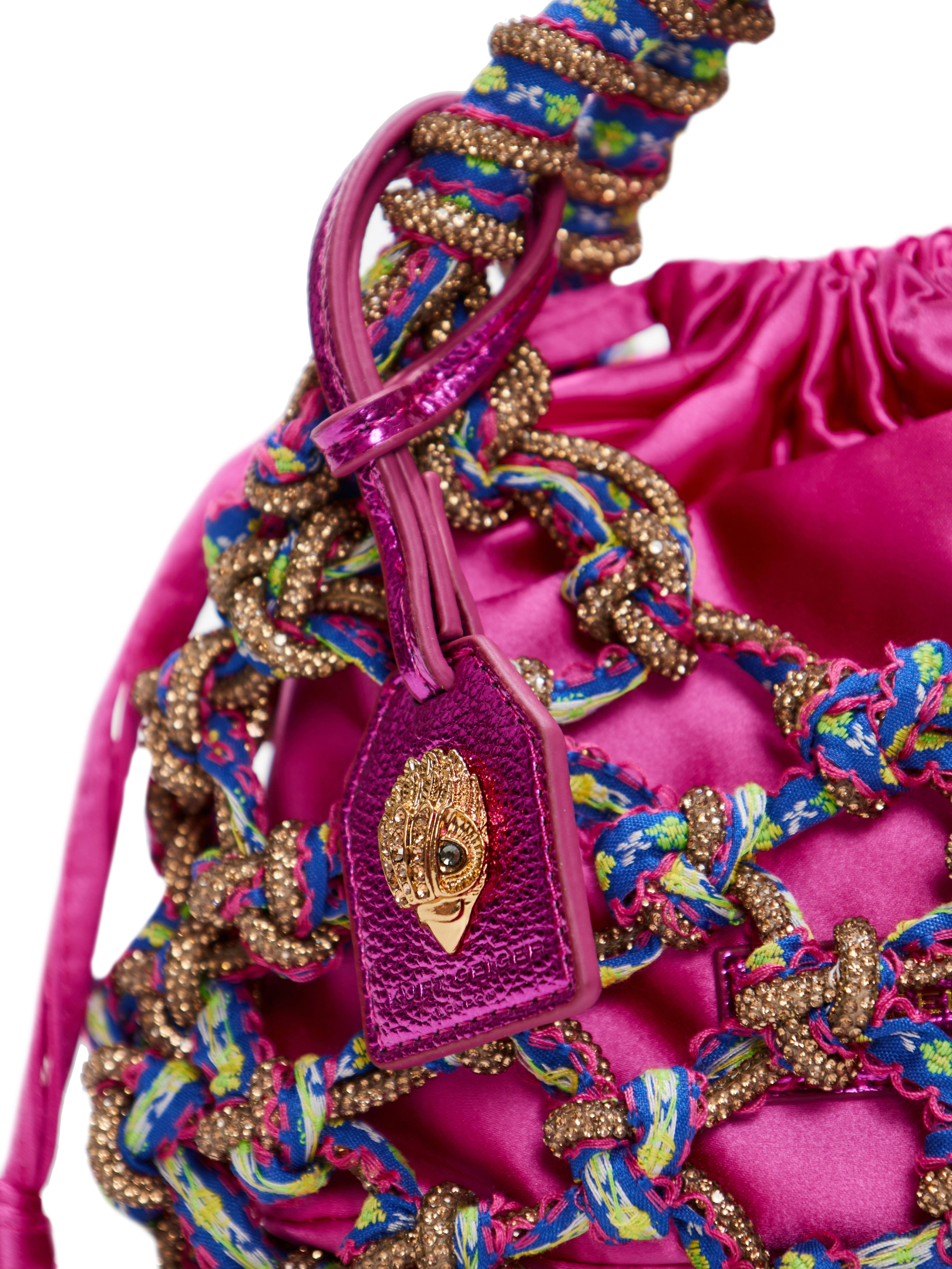 ΓΥΝΑΙΚΕΙΑ ΤΣΑΝΤΑ SMALL MACRAME CRYSTAL BAG 3