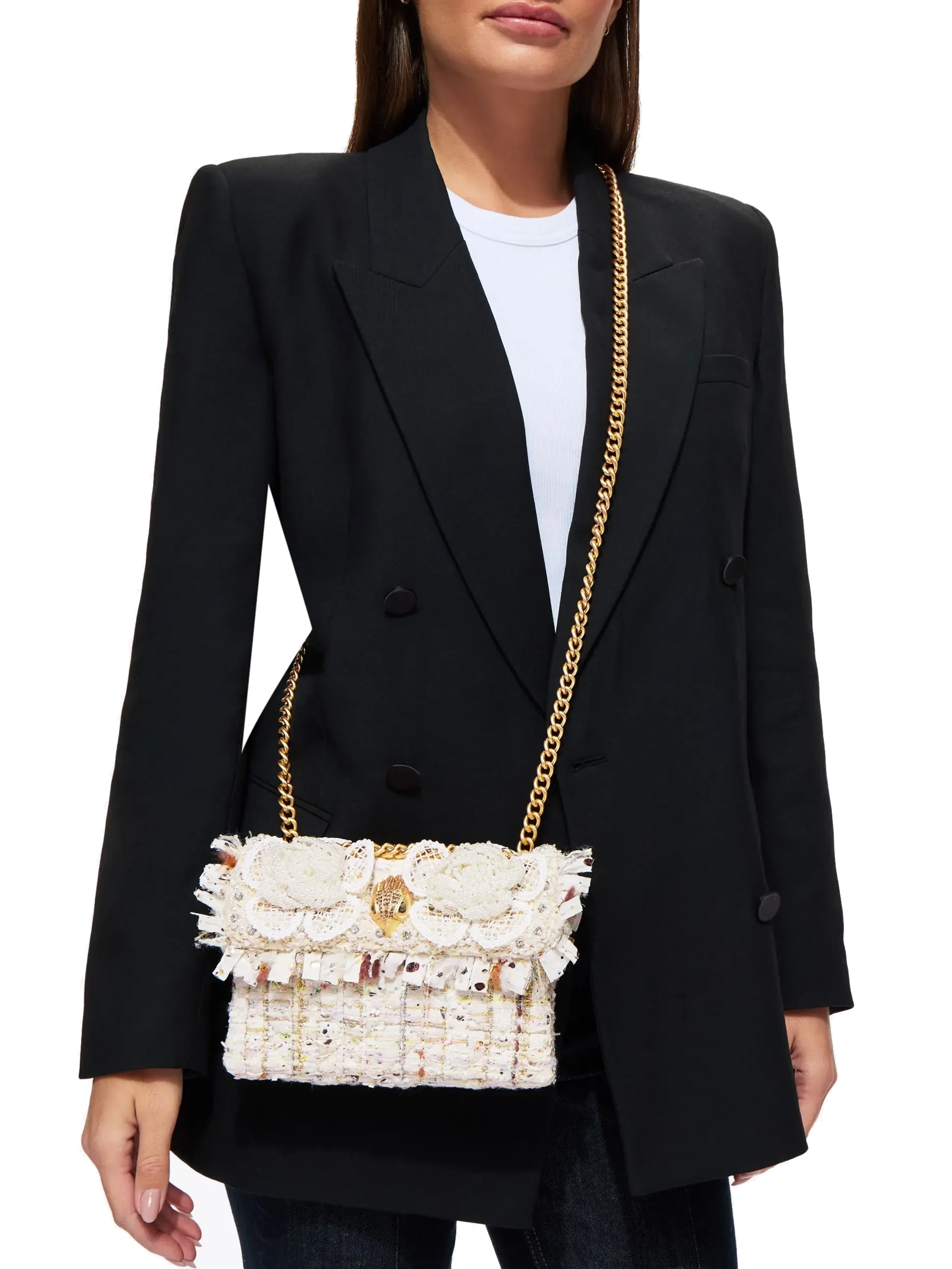 ΓΥΝΑΙΚΕΙΑ ΤΣΑΝΤΑ ΩΜΟΥ TWEED MINI KENSINGTON 2