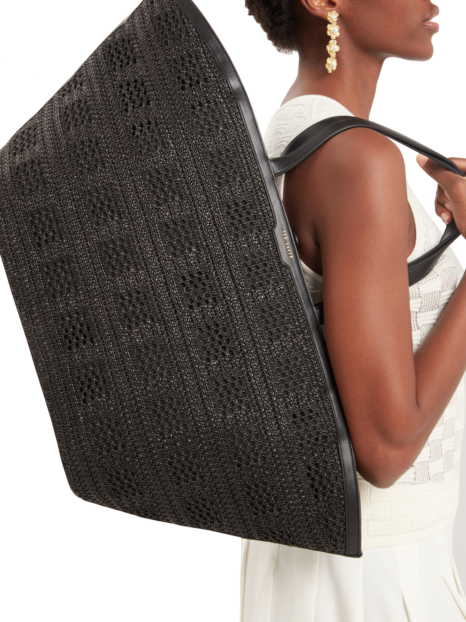 ΓΥΝΑΙΚΕΙΑ ΤΣΑΝΤΑ ΩΜΟΥ PAMYLAA RAFFIA BUCKET 2