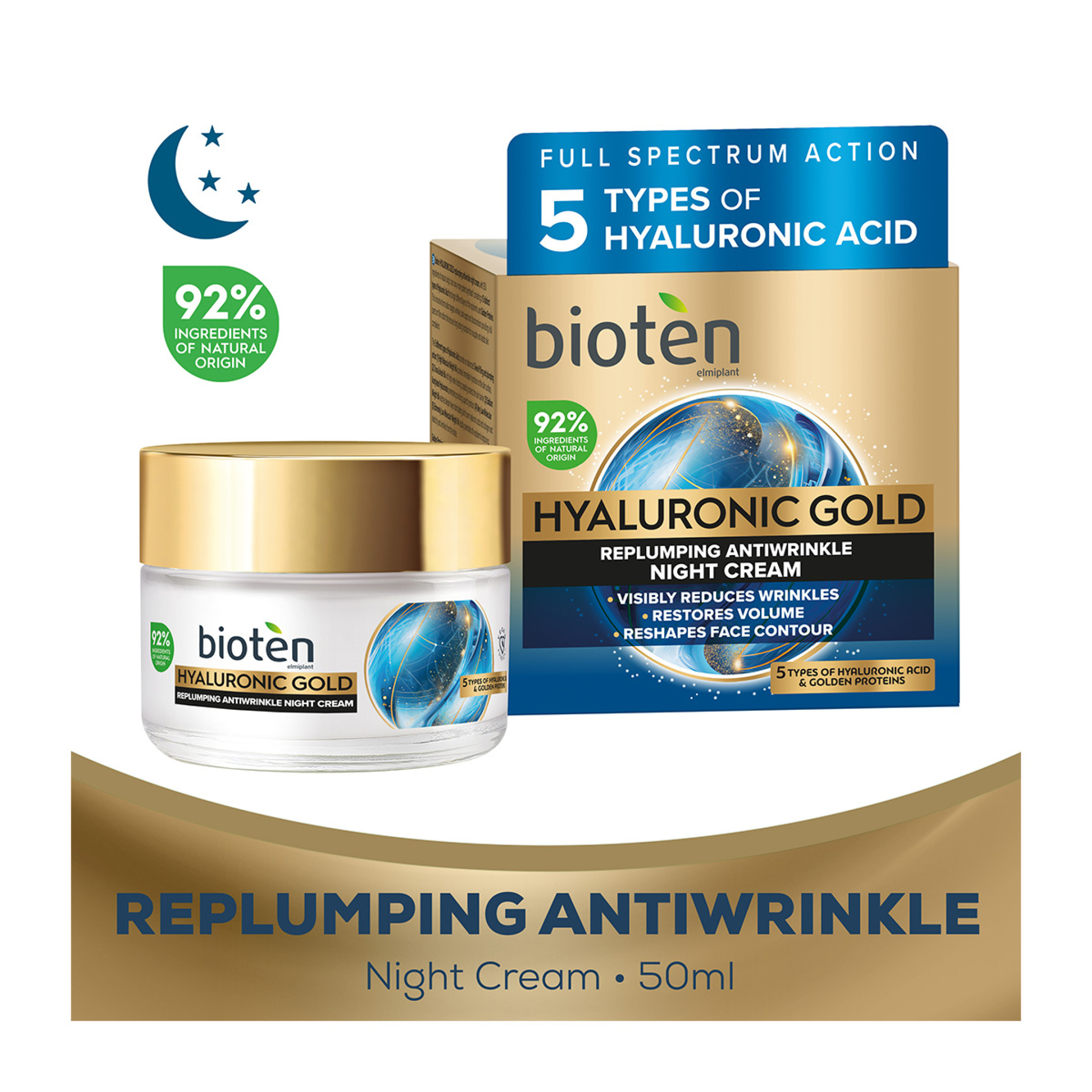 ΚΡΕΜΑ ΝΥΧΤΑΣ HYALURONIC GOLD 1