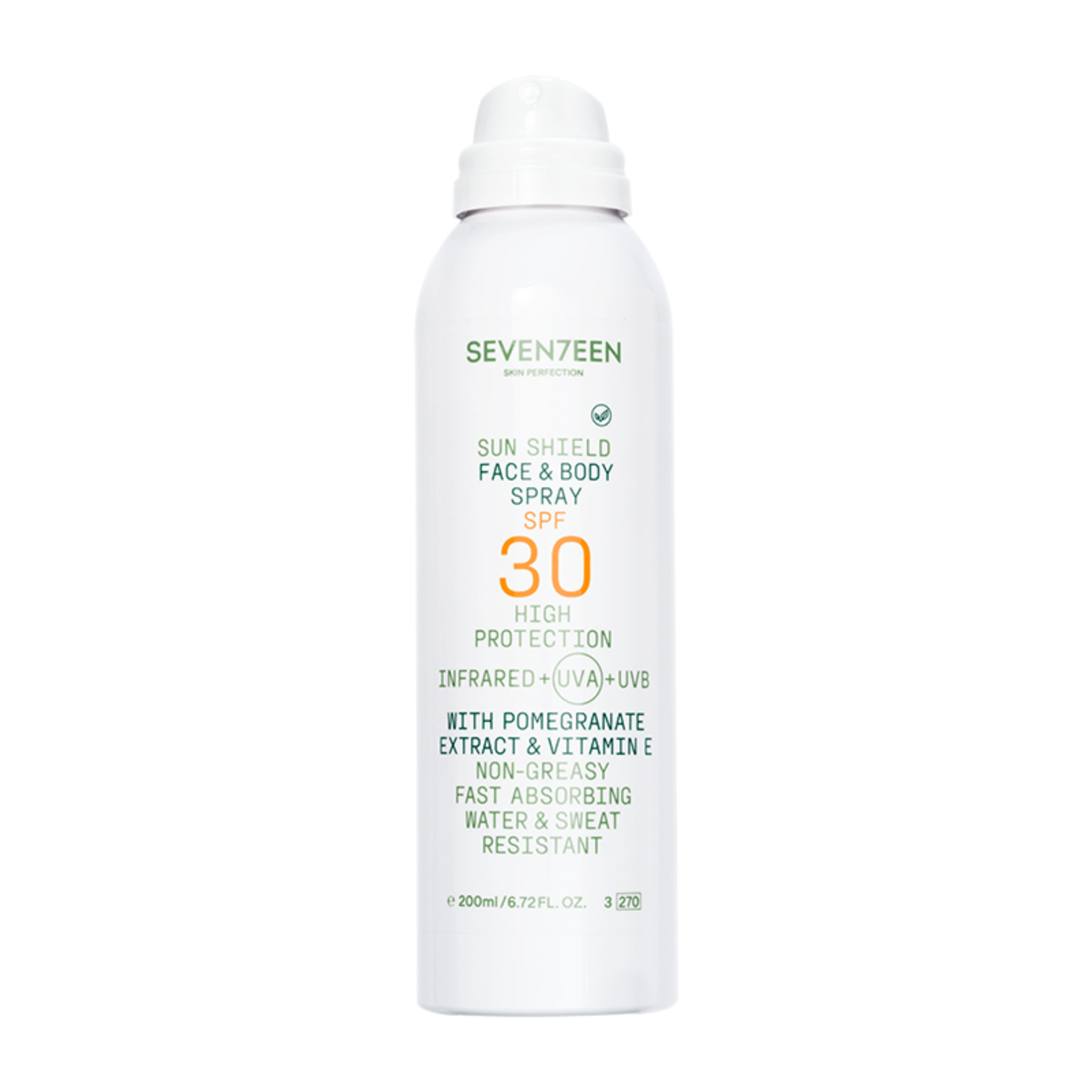 SUN SHIELD FACE & BODY SPRAY SPF30 1
