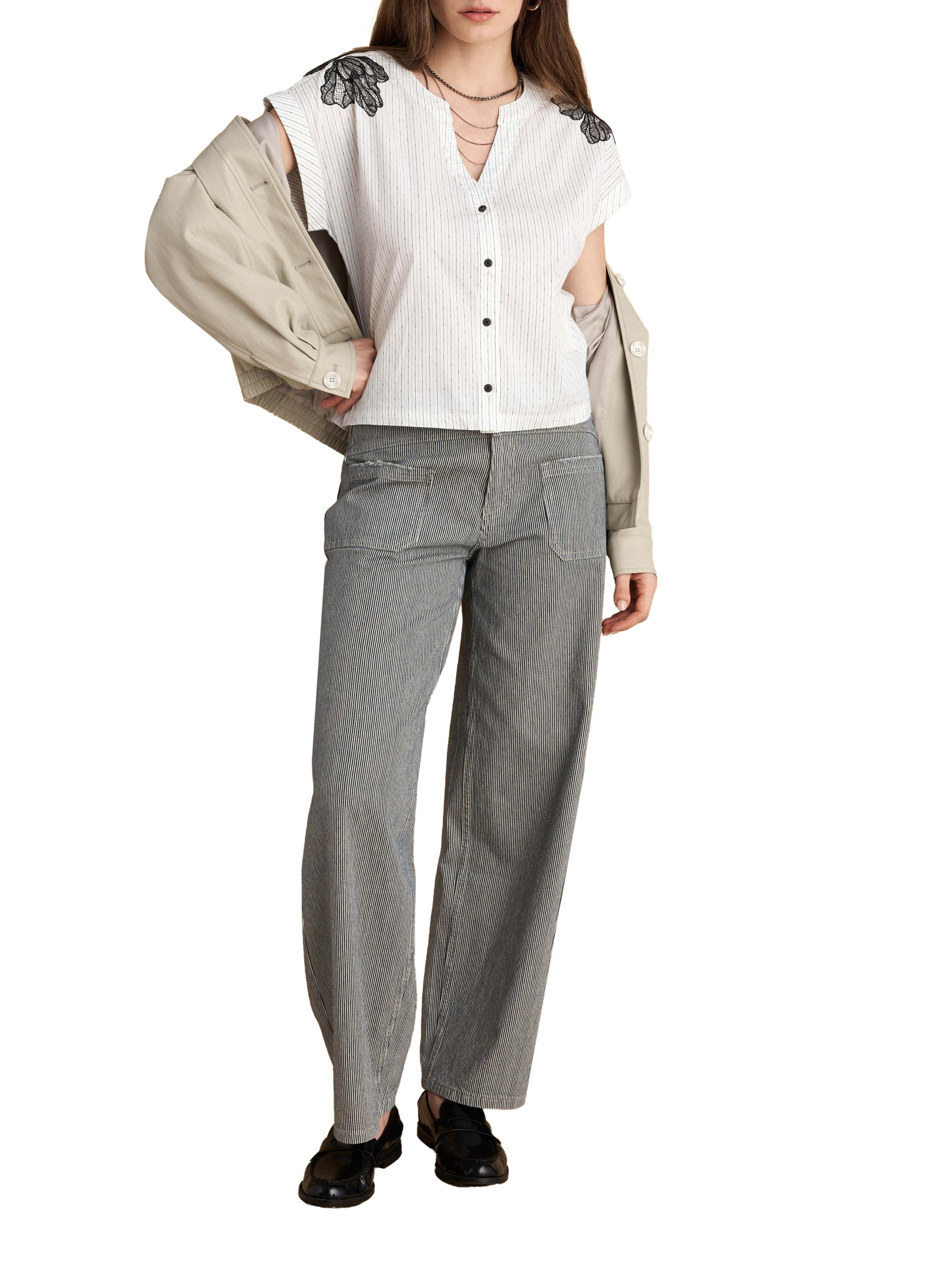 ΓΥΝΑΙΚΕΙΟ ΚΟΝΤΟΜΑΝΙΚΟ ΠΟΥΚΑΜΙΣΟ 1