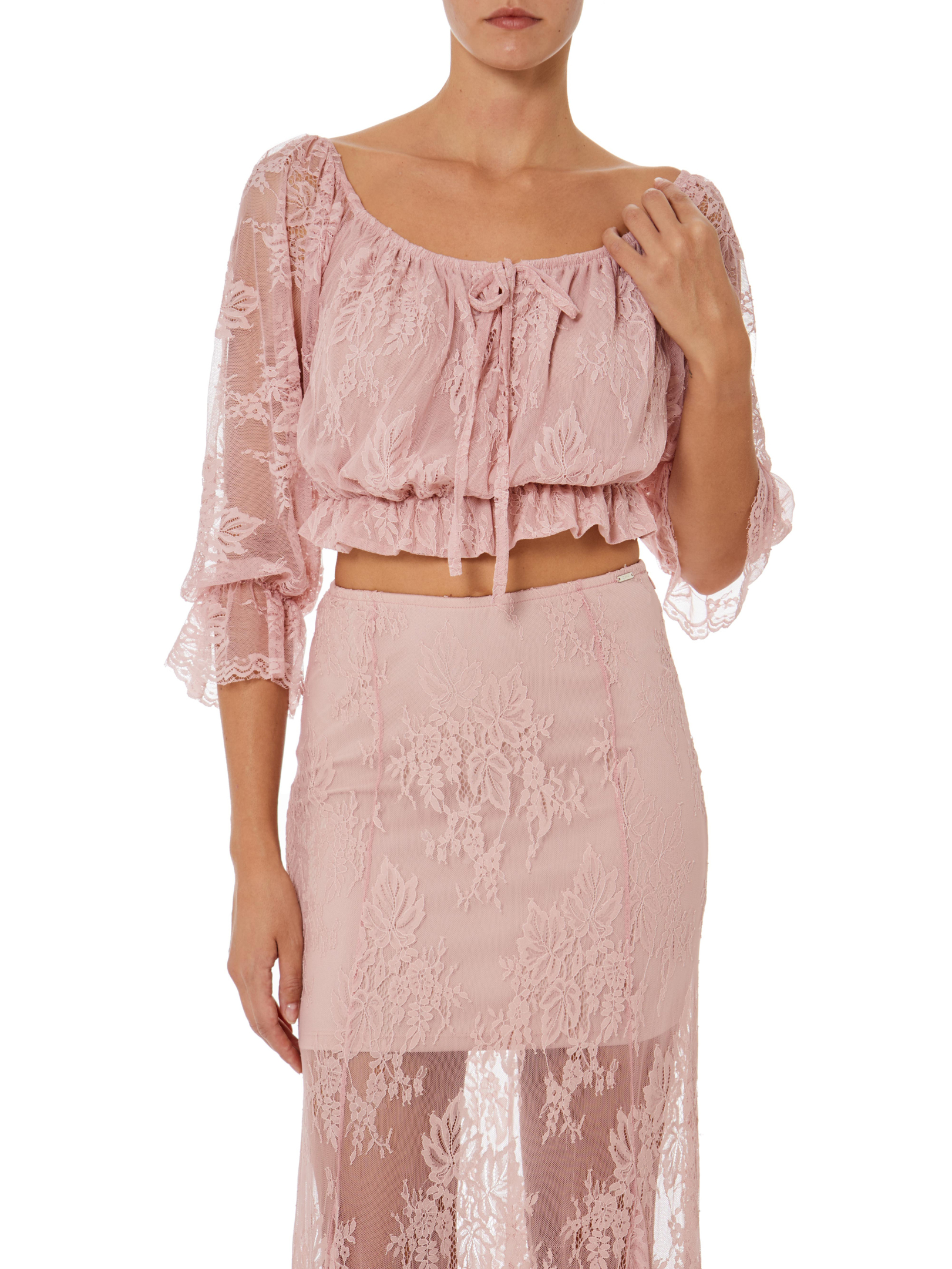 ΓΥΝΑΙΚΕΙΟ CROPPED ΤΟΠ ΜΕ ΔΑΝΤΕΛΑ 3