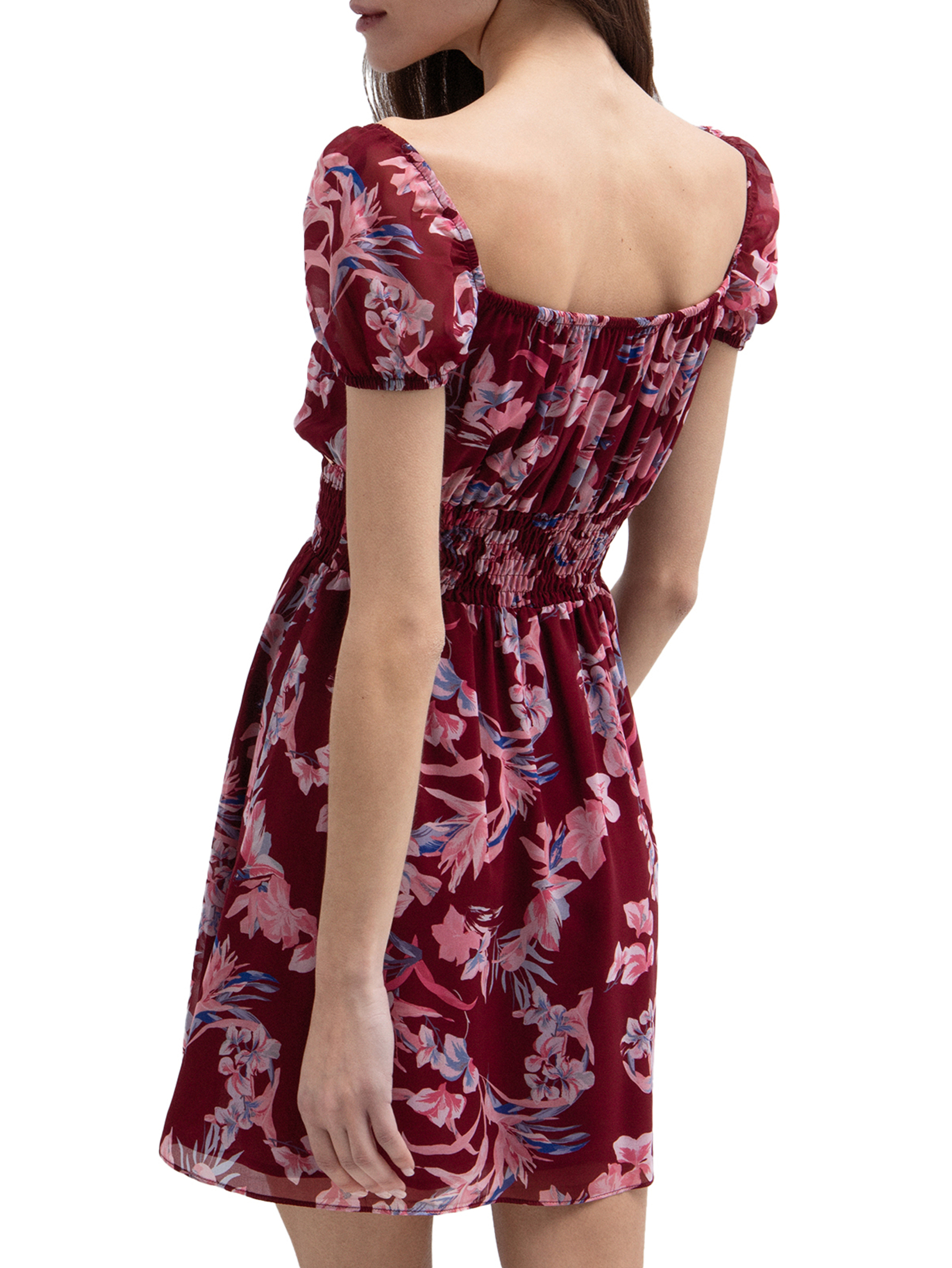 MINI ΦΛΟΡΑΛ ΦΟΡΕΜΑ OFF SHOULDER 3