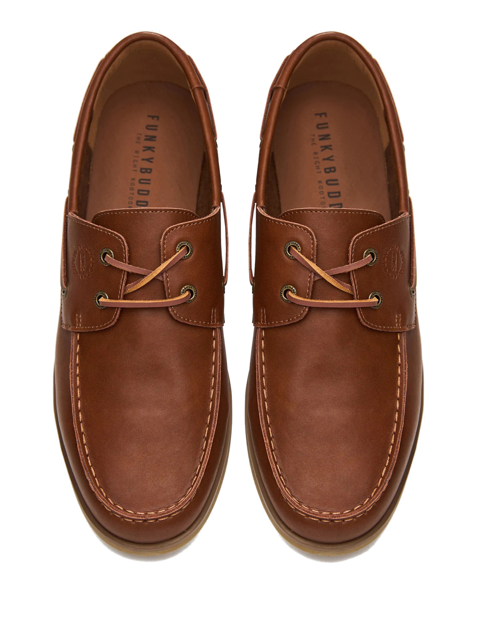 ΑΝΔΡΙΚΑ ΔΕΡΜΑΤΙΝΑ BOAT SHOES 3