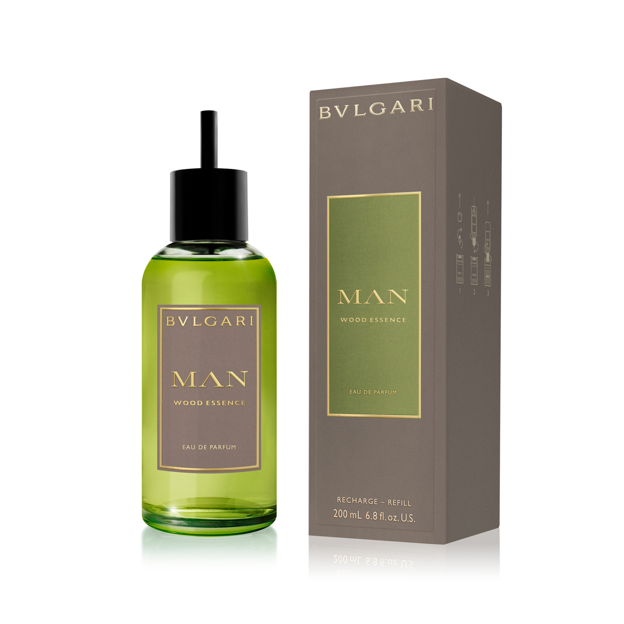 BVLGARI MAN WOOD ESSENCE EAU DE PARFUM REFILL 1