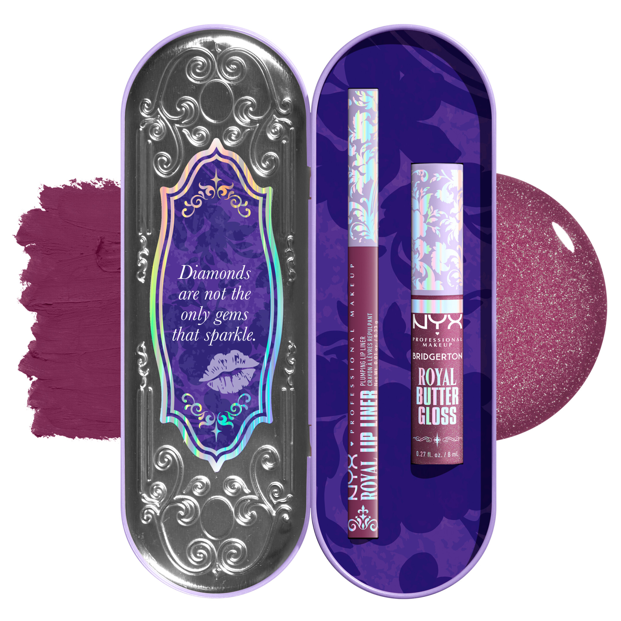 BRIDGERTON ROYAL TREASURES 2-PIECE LIP KIT 2 1